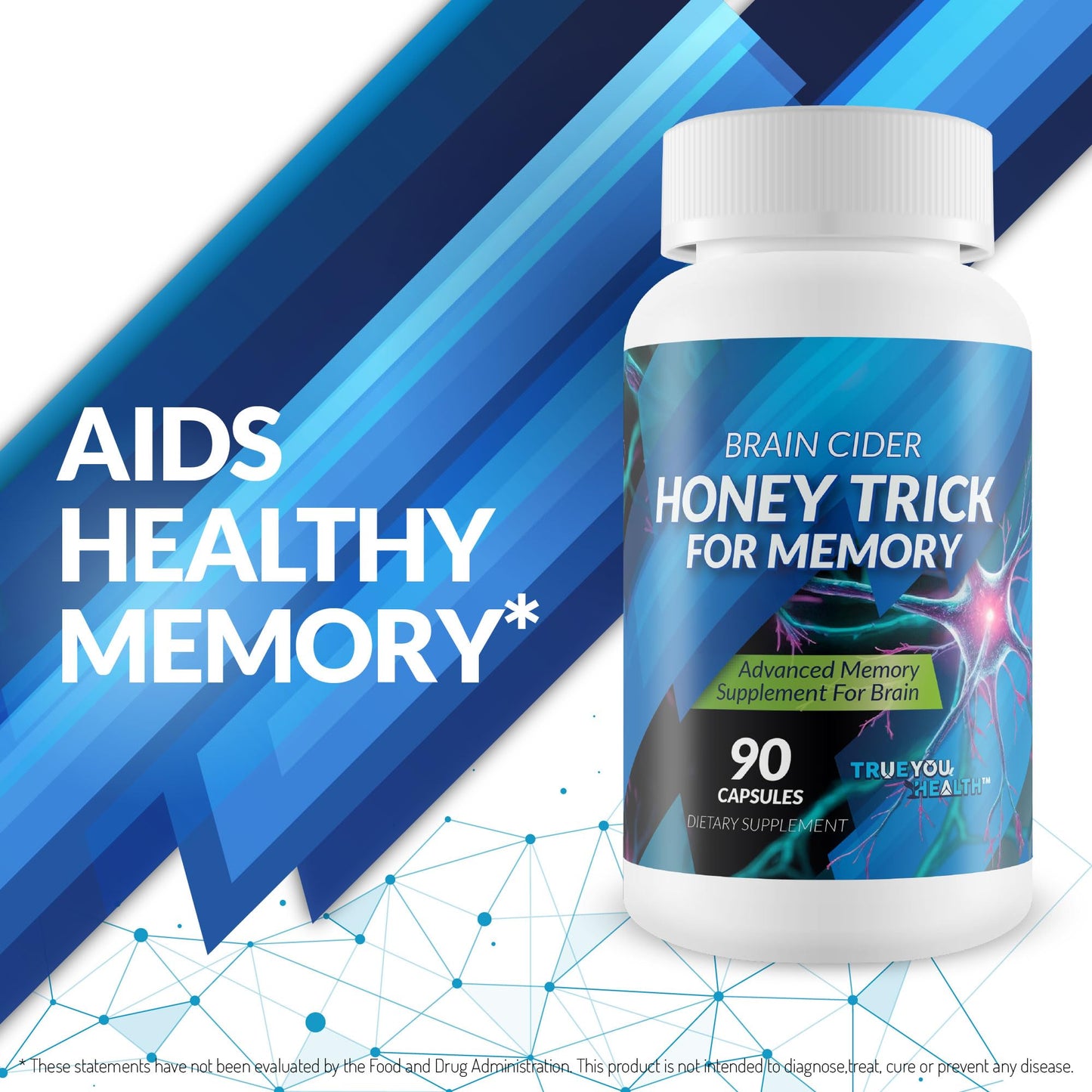 True You Health Honey Trick Capsule, 90 Count