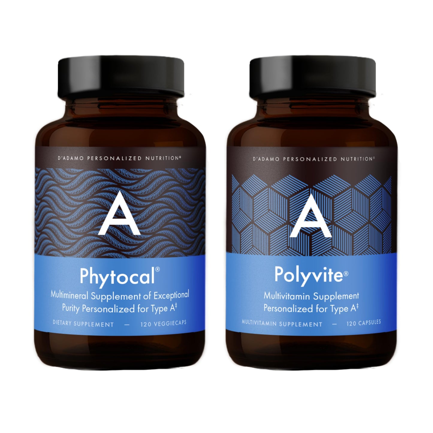D'Adamo Personalized Nutrition Optimal Health Stack (Blood Type A) 120 Capsules