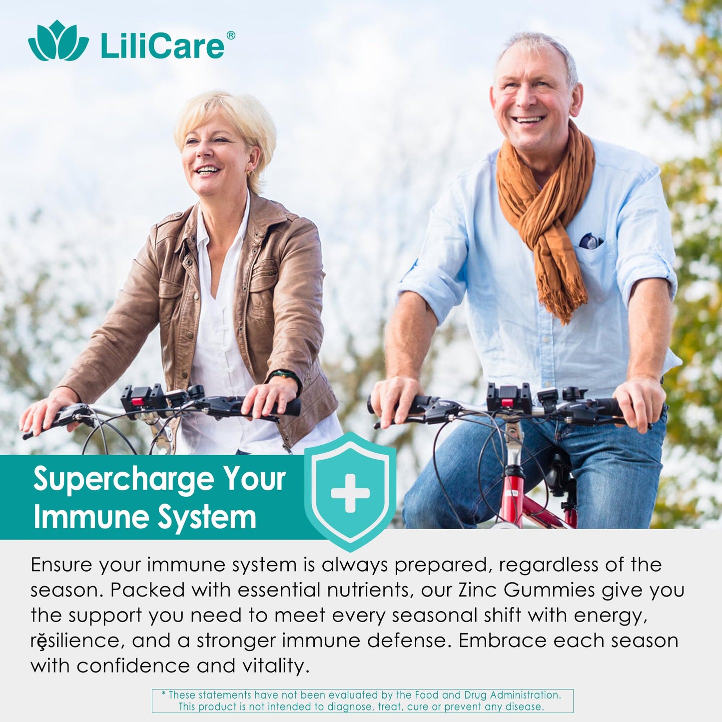 LILICARE Fermented Zinc Gummies 120 Gummies
