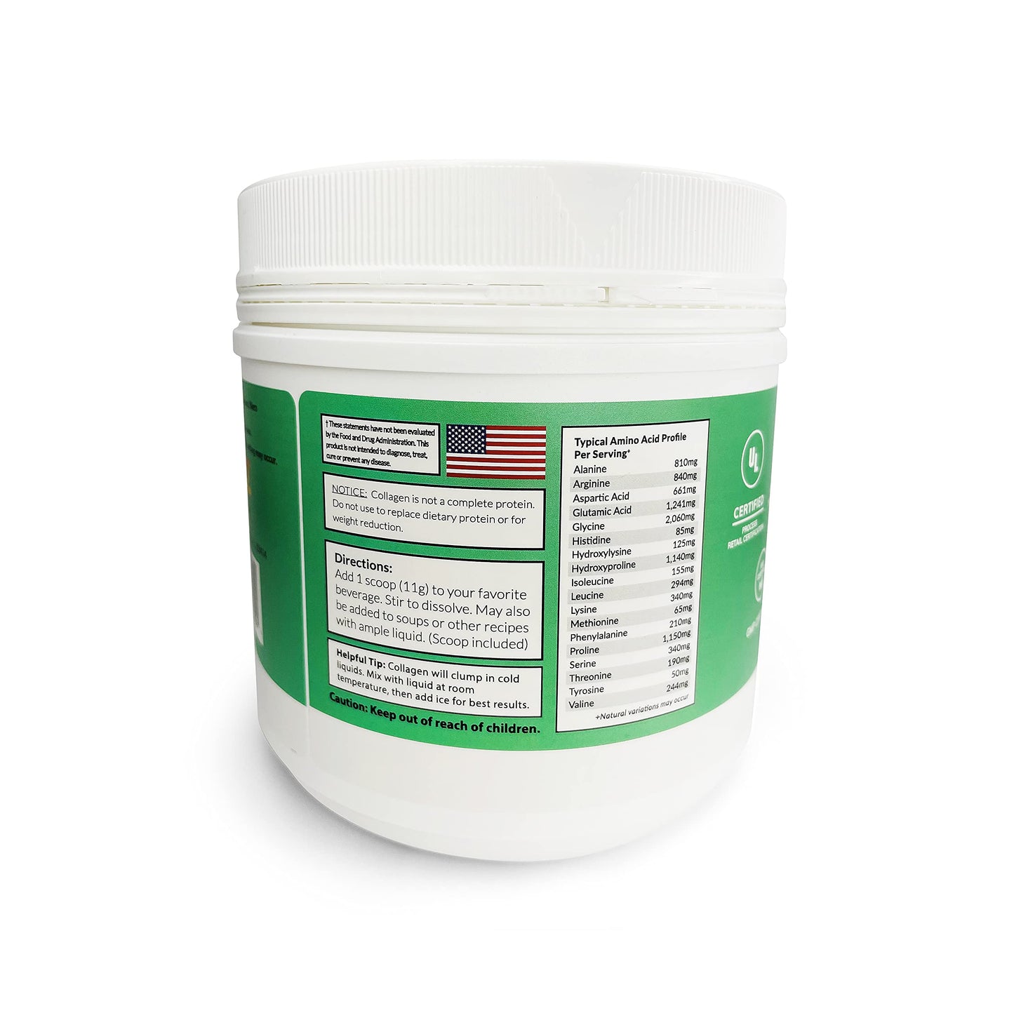 SASZ Hydrolyzed Bovine Collagen Peptides Powder 16