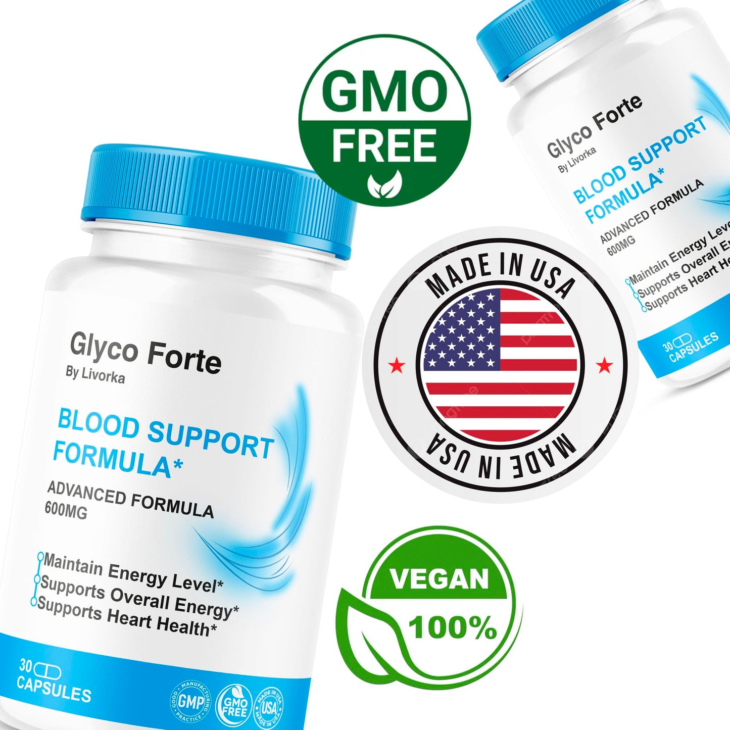 LIVORKA Glyco Forte Capsules, 30 Count