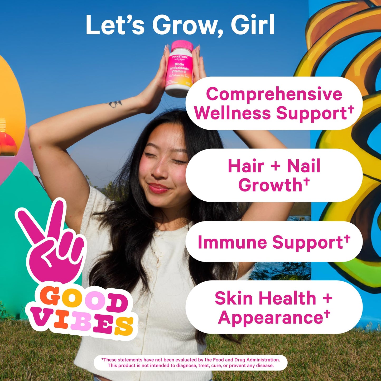 Pink Stork Biotin Multivitamin for Teens Gummy 60