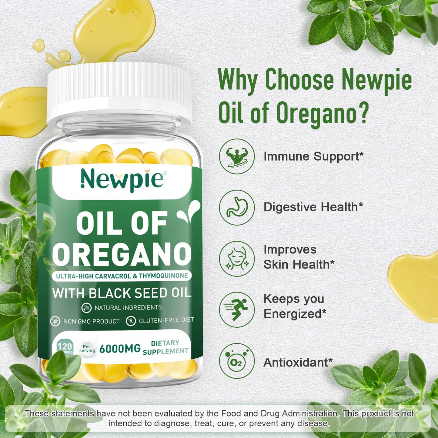 Blltzzz Oil of Oregano Softgels 360 Count