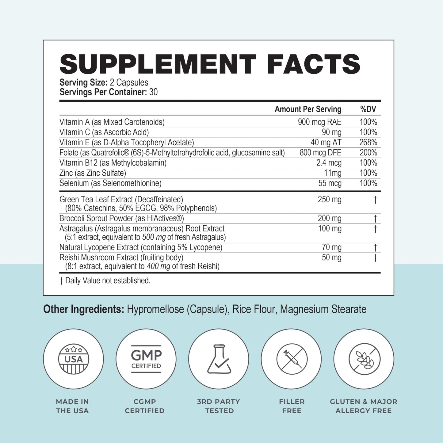 Papillex Immune Support Dietary Supplement Capsules, 180 Capsules