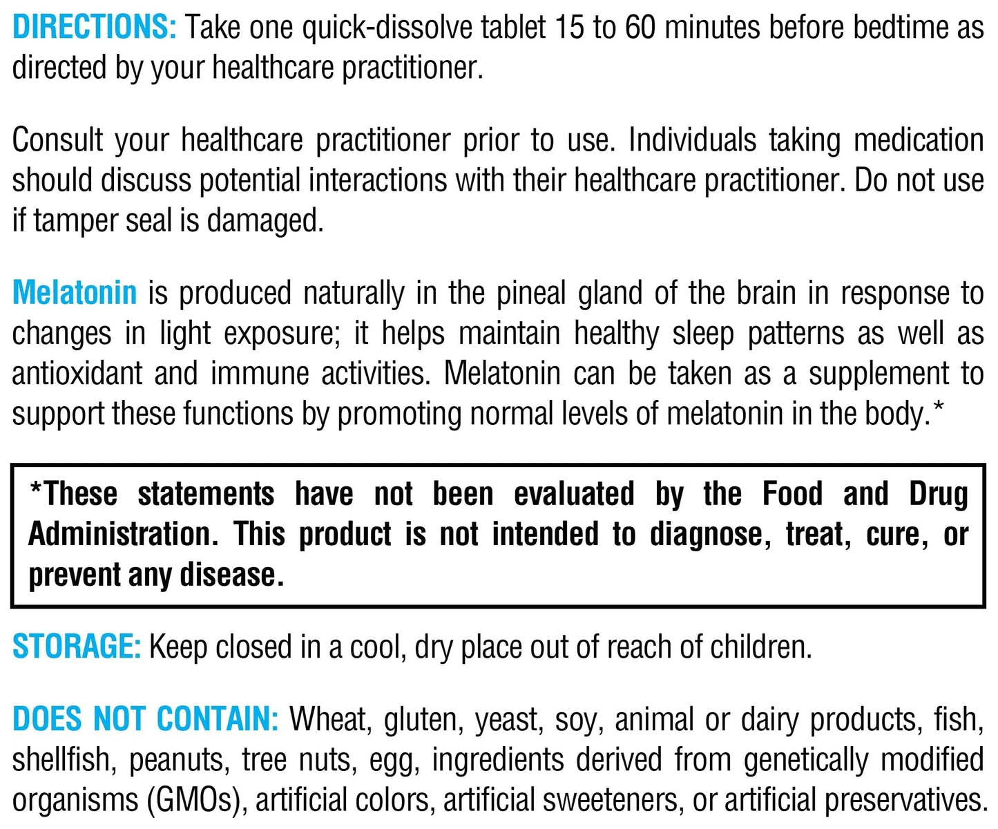 XYMOGEN Melatonin 3 mg Quick-Dissolve Tablet Sleep Pattern & Circadian Rhythm Support, Vegan & Gluten-Free Peppermint Flavor, 60 Tablets