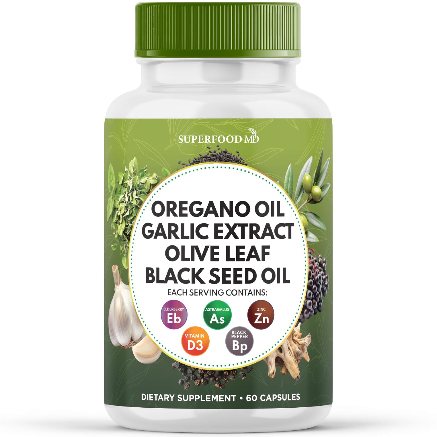 Superfood MD Astragalus Capsule, 60 Count