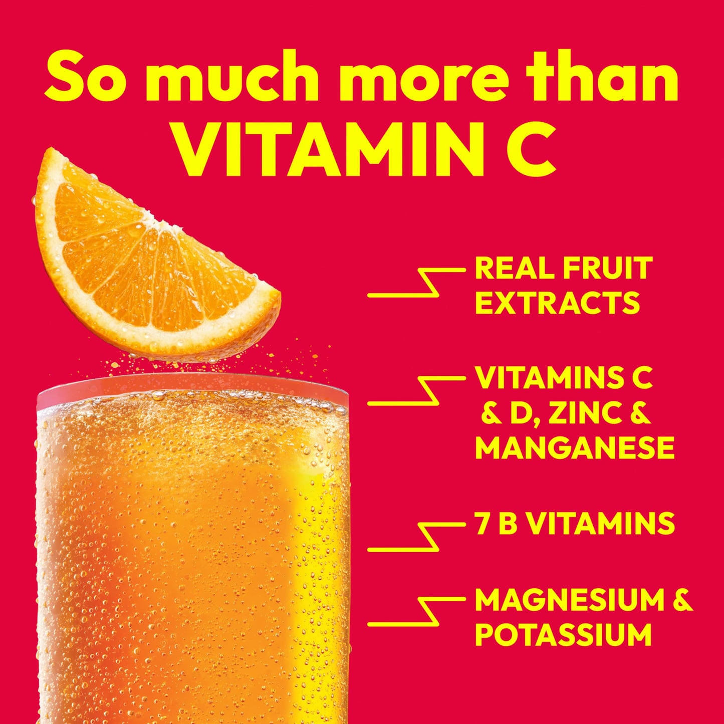 Emergen-C Vitamin C Powder 1000mg, Daily Immune Support, Super Orange Flavor, 30 Count