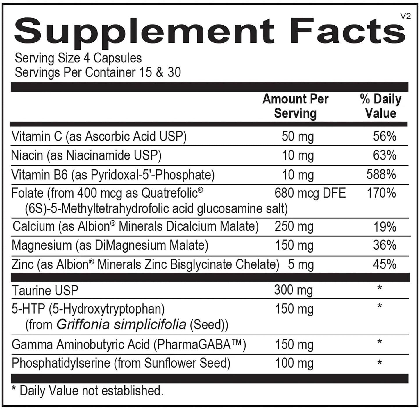 THE SOURCE MATTERS Relax ME Night Sleep Support Formula with 5-HTP, GABA, Taurine, and Phosphatidylserine for Restful, Uninterrupted Sleep 60 Capsules