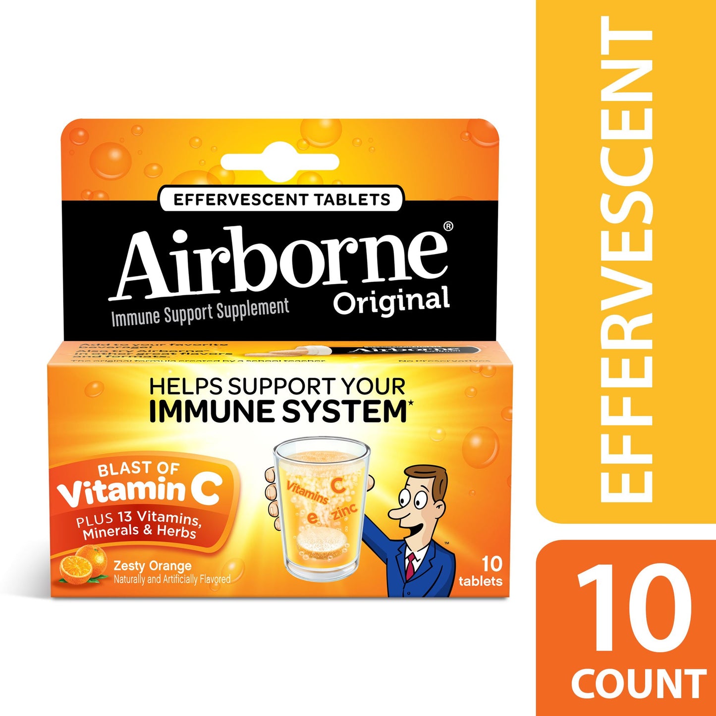 Airborne Effervescent Health Formula Capsule, 10 Count