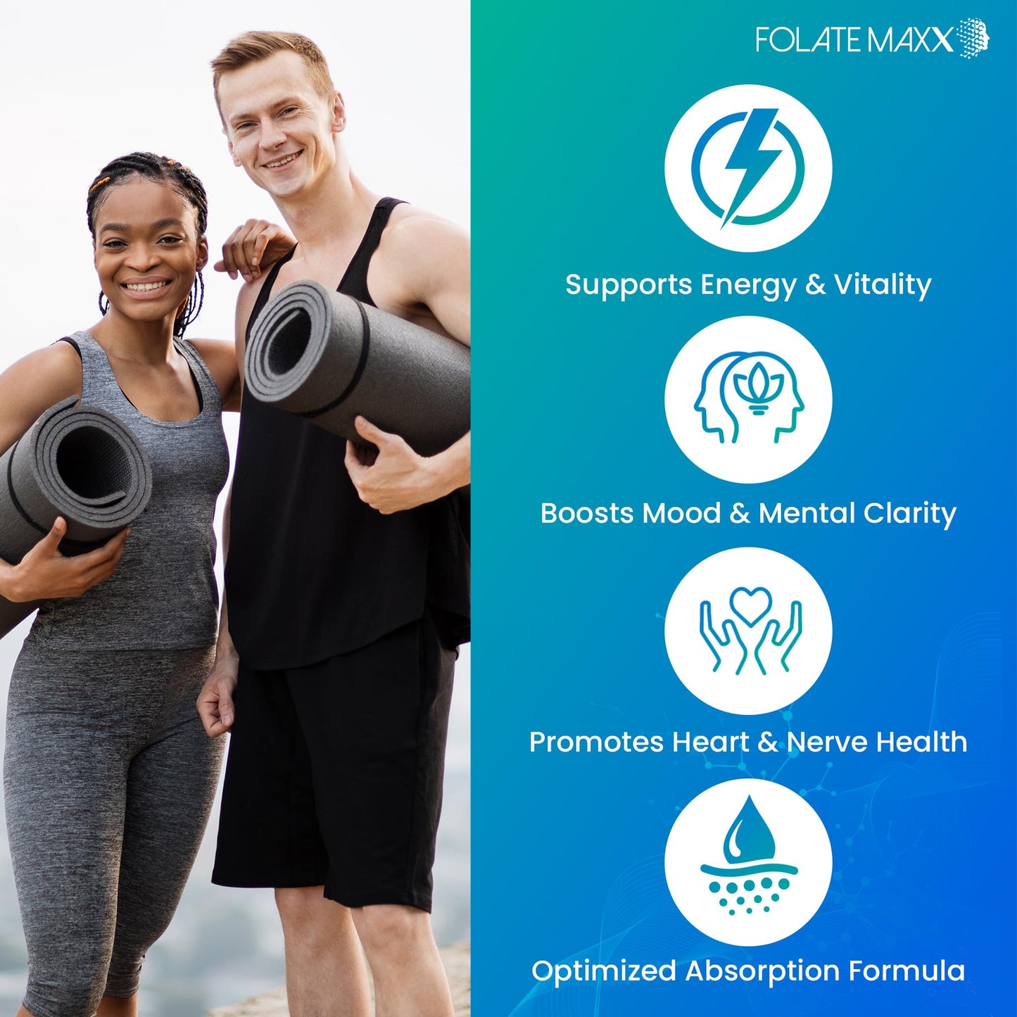 FOLATE MAXX L-Methylfolate 15mg Capsule, 120 Capsules