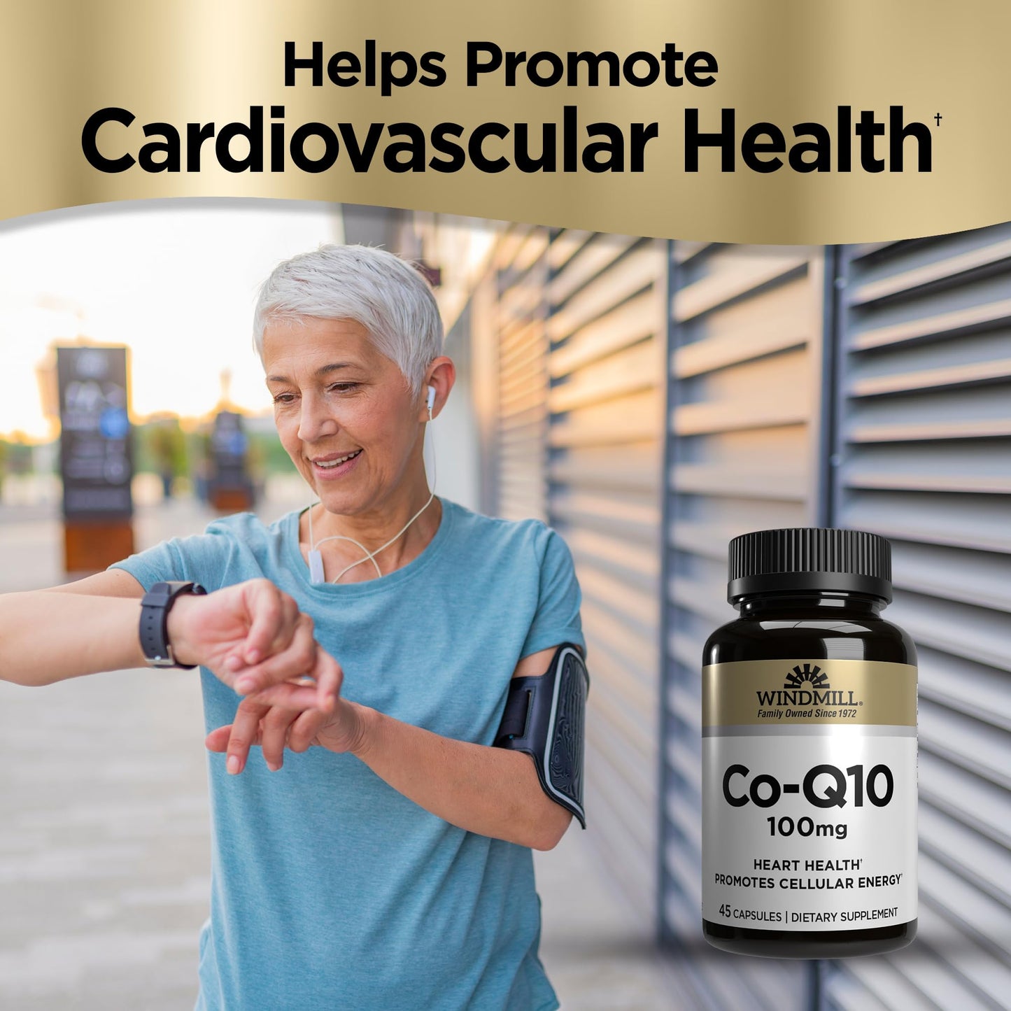 Windmill CoQ10 100 mg Capsule, 45 Capsules