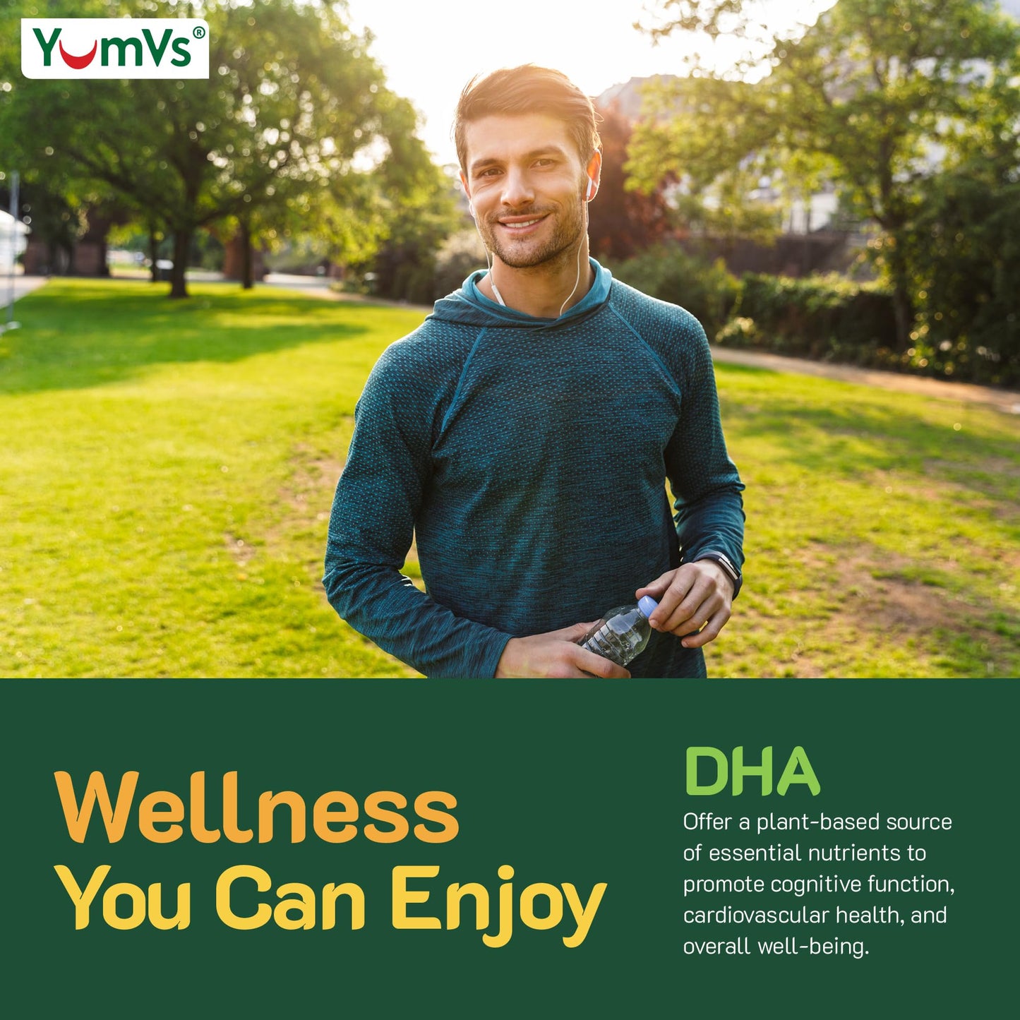YUM-V'S Vegan Omega-3 Supplement Gummies 90