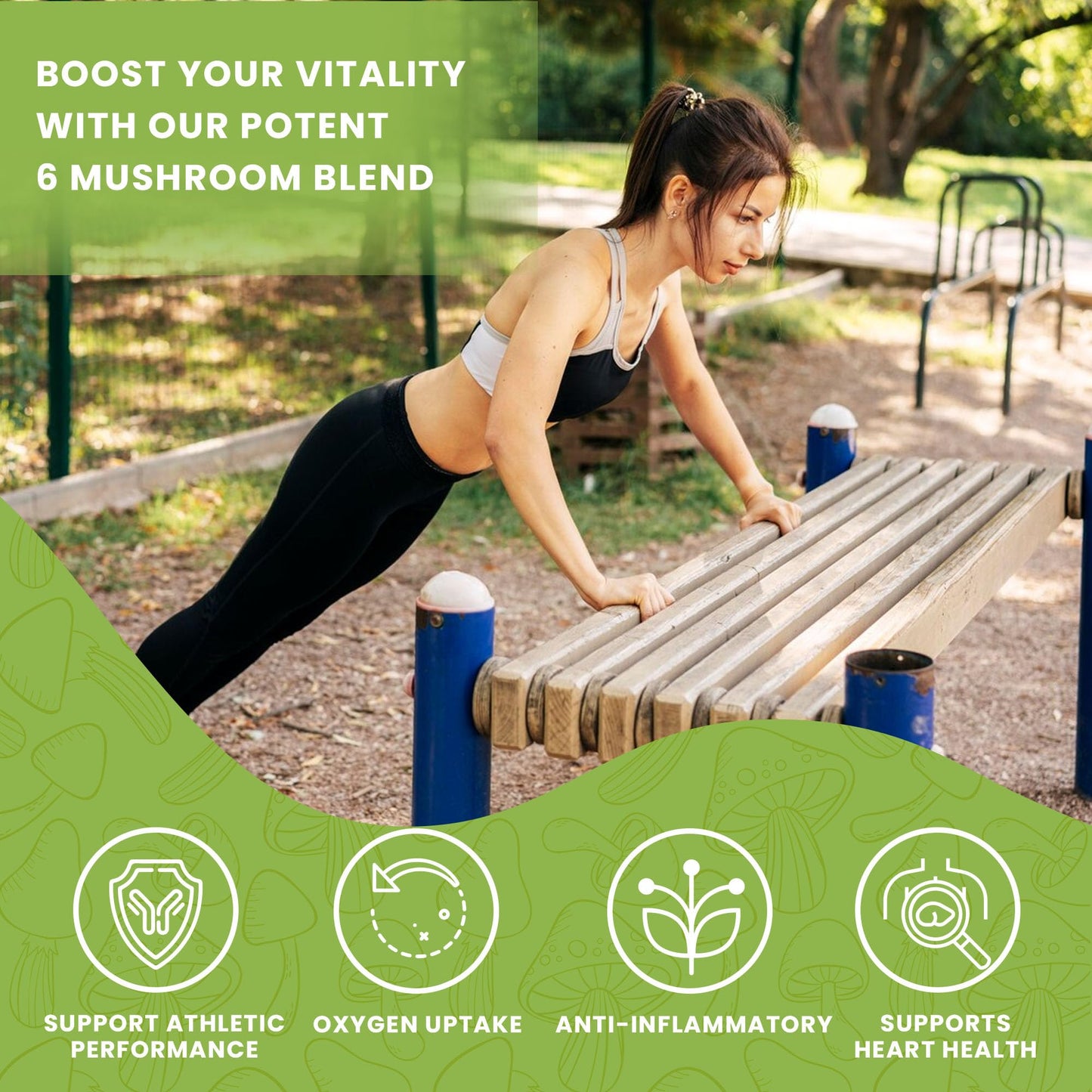 Help Supplements Organic Mushroom Complex 60 Capsules