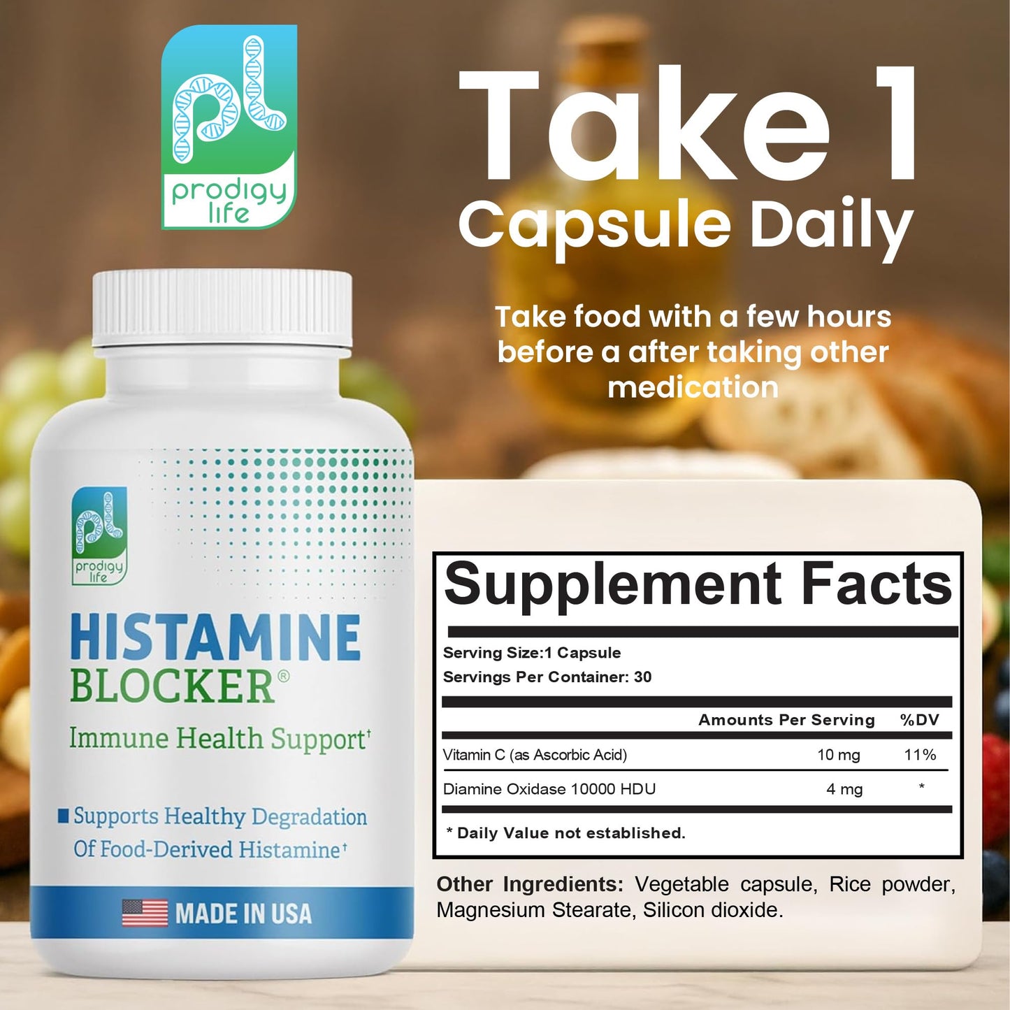 Prodigy Life Histamine Blocker DAO Capsule 30 Capsules