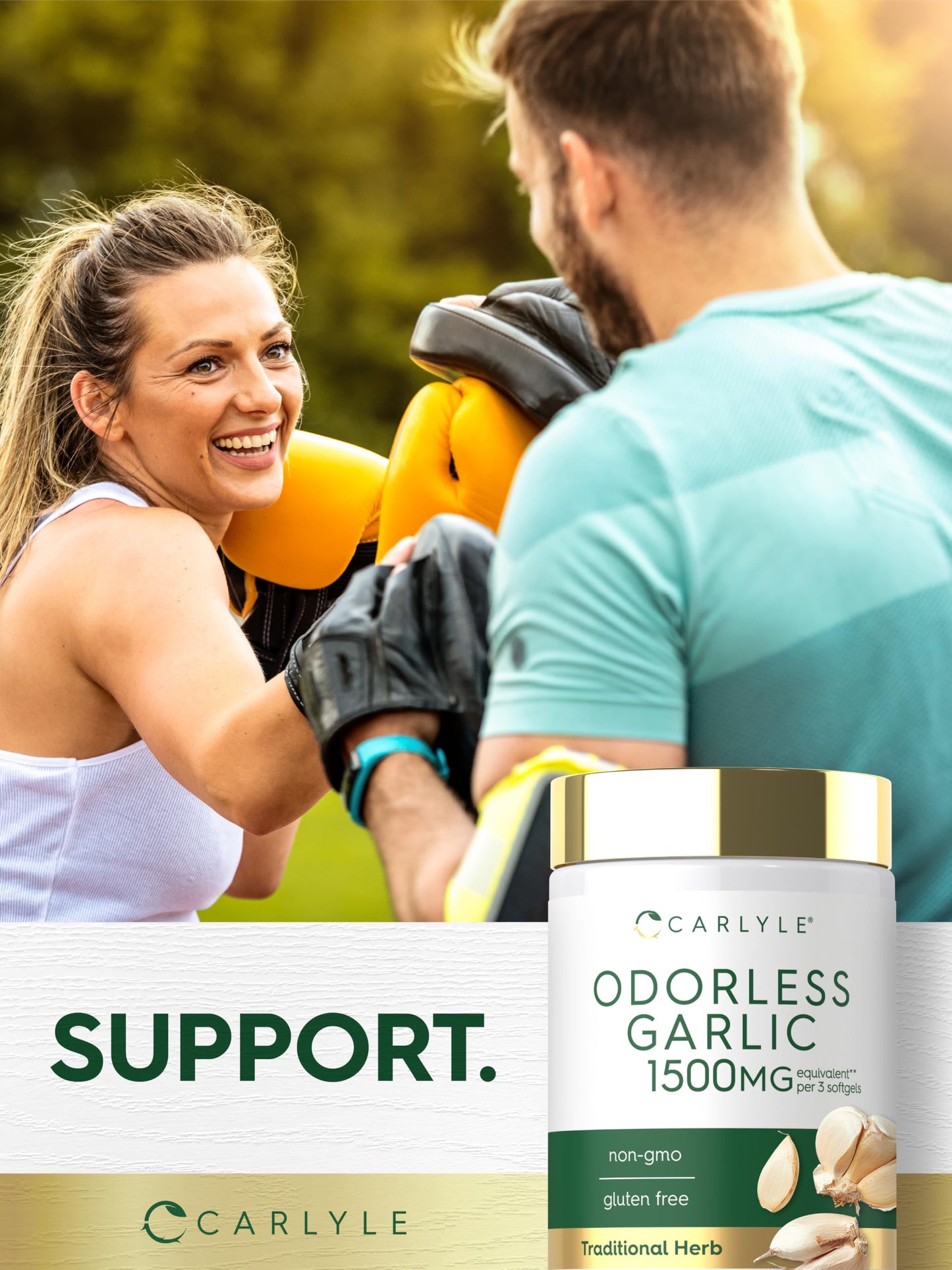 Carlyle Odorless Garlic Supplement Softgels 250