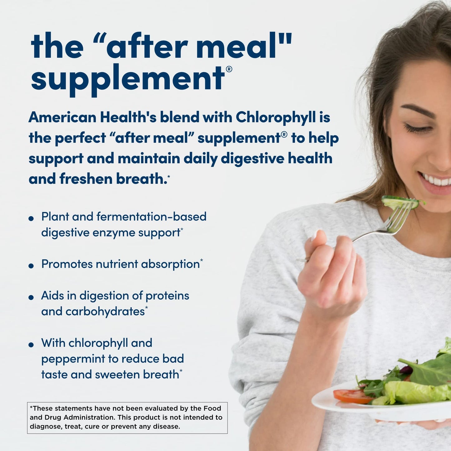 American Health Papaya Enzyme with Chlorophyll Tablets, 1200 Tablets
