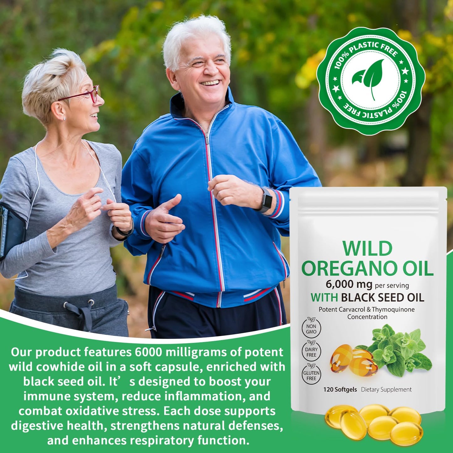 Daiasns Oregano Oil Capsules 240 Capsules