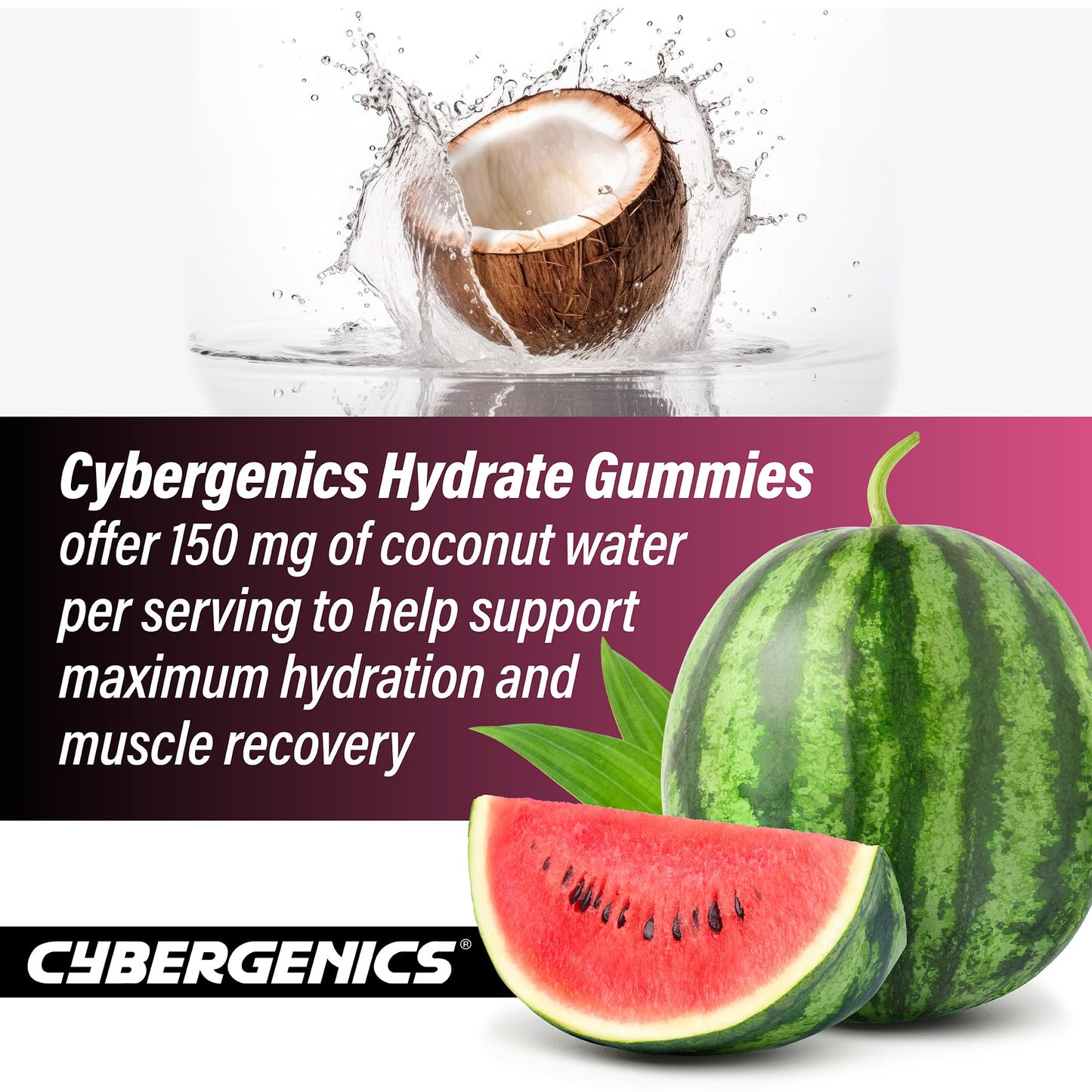 Cybergenics Hydrate Gummies 60 Gummies