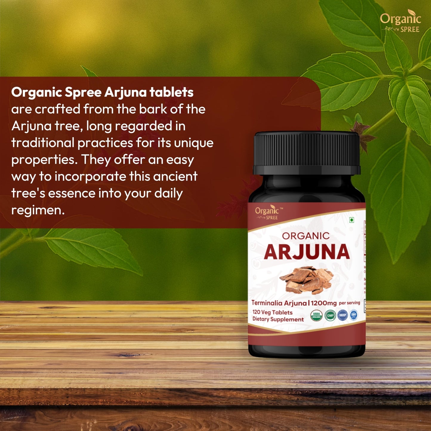 ORGANIC SPREE Arjuna Tablet 360 Tablets