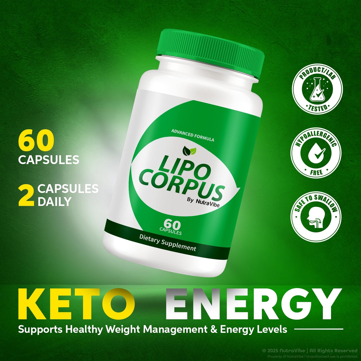 NutraVibe Lipo Corpus Capsule 180 Capsules