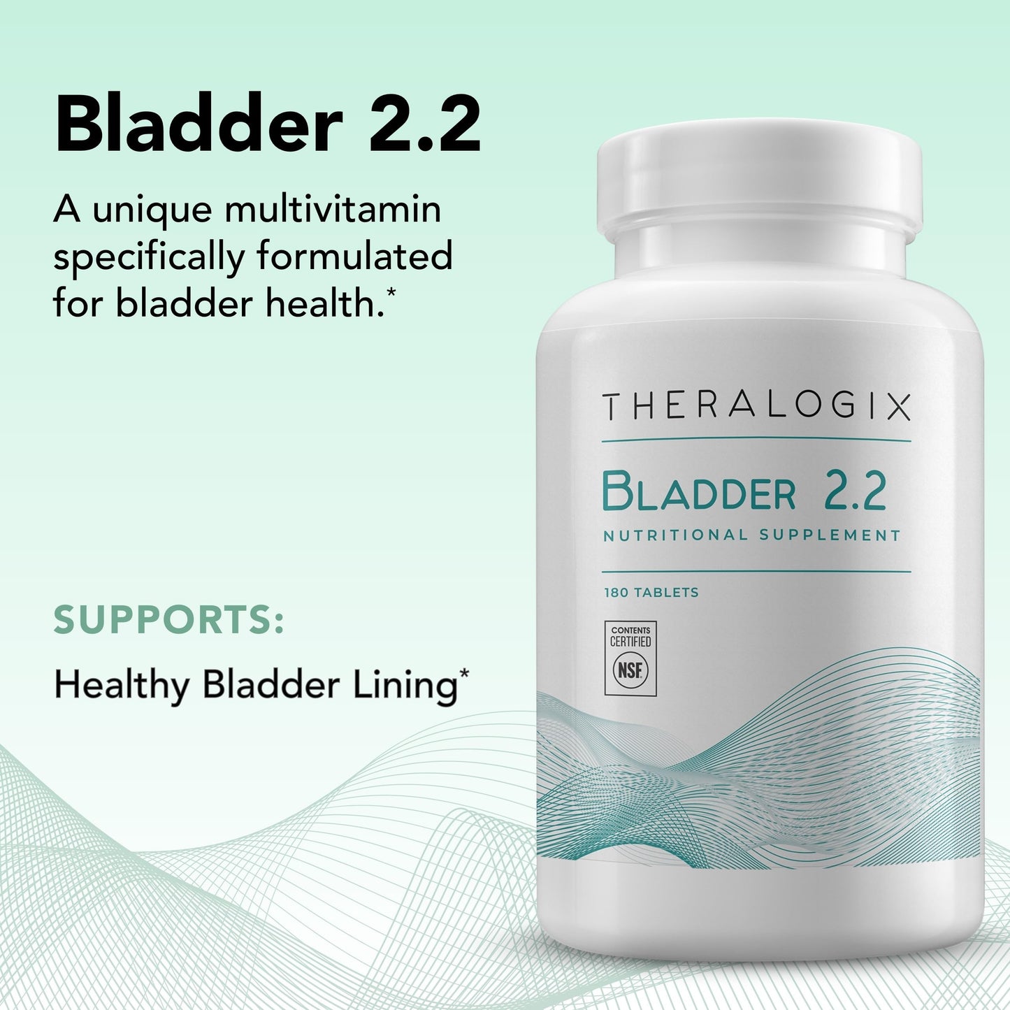 Theralogix Bladder 2.2 Multivitamin & Multimineral Supplement 180 Tablets