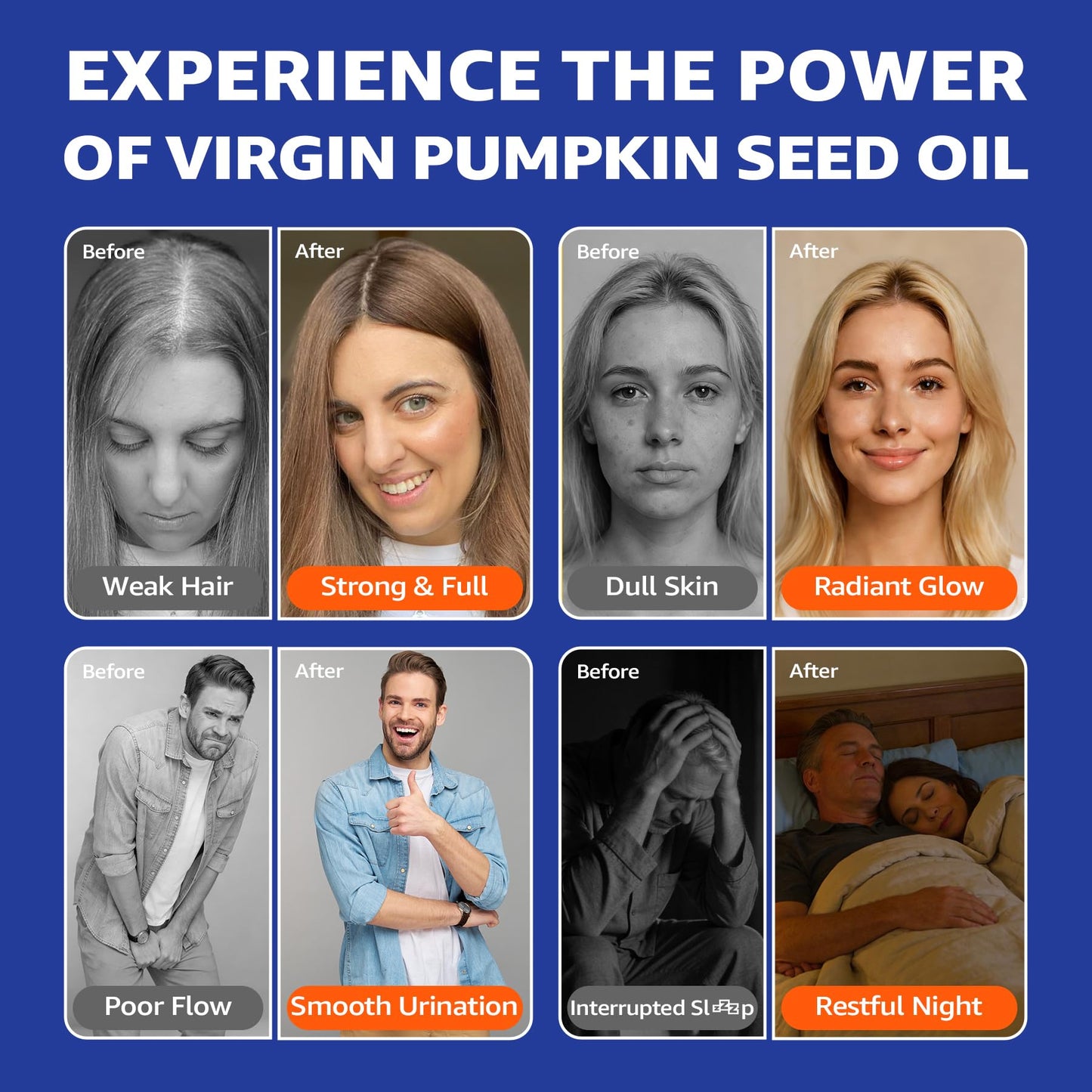 NEVISS Pumpkin Seed Oil Gummies + Saw Palmetto + Algae Omega-3, Zinc, VA, C & E - Essential Fatty Acid, Cold-Pressed Pumpkin Seed Supplement for Hair Growth, Skin, Urinary, Bladder, Prostate & Immune, 120 Gummies