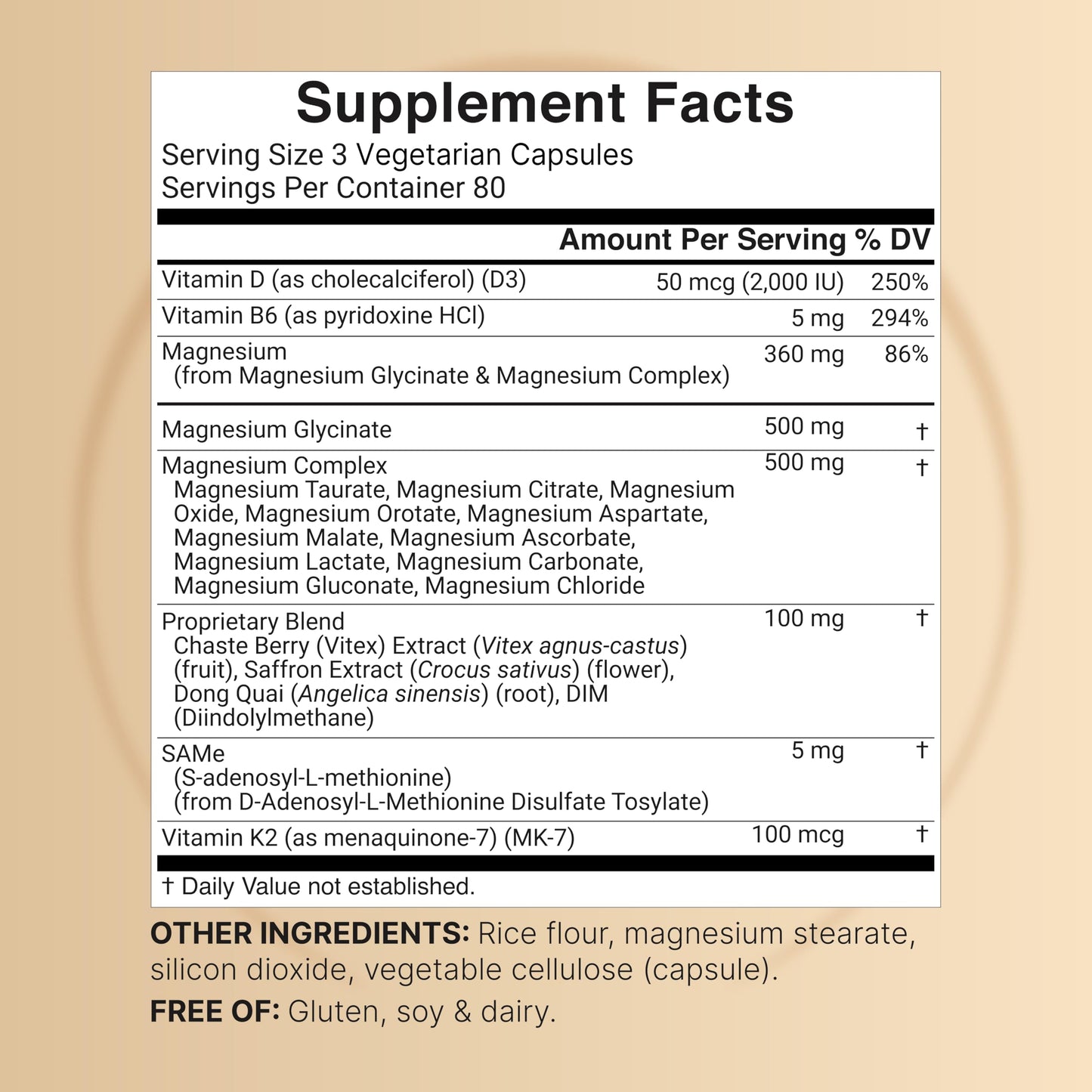 NatureBell Magnesium Complex for Women 240 Capsules