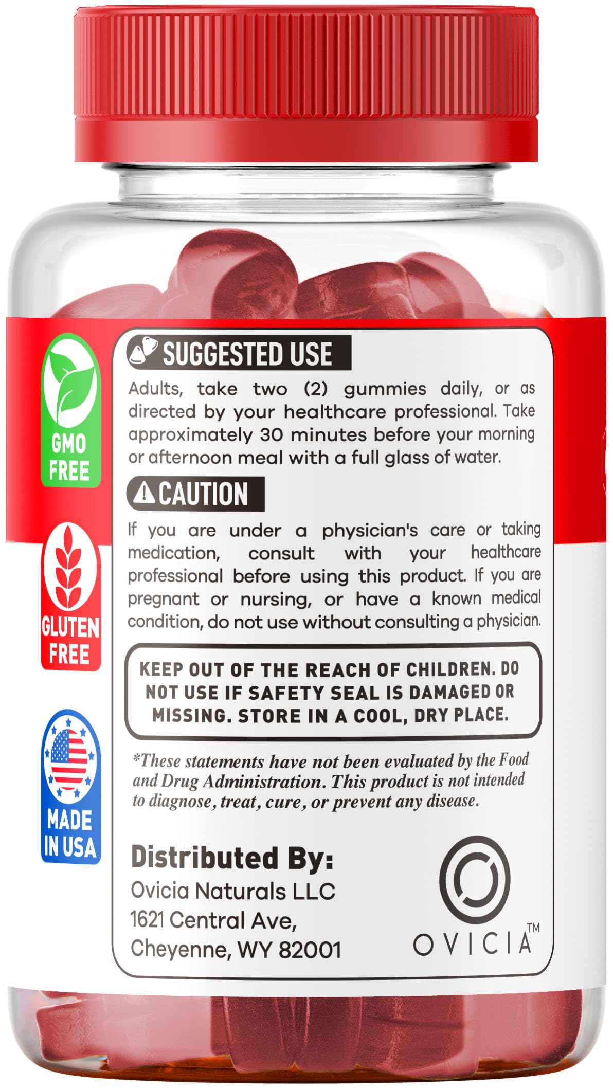 OVICIA Lyvaris Gummies 180 Gummies