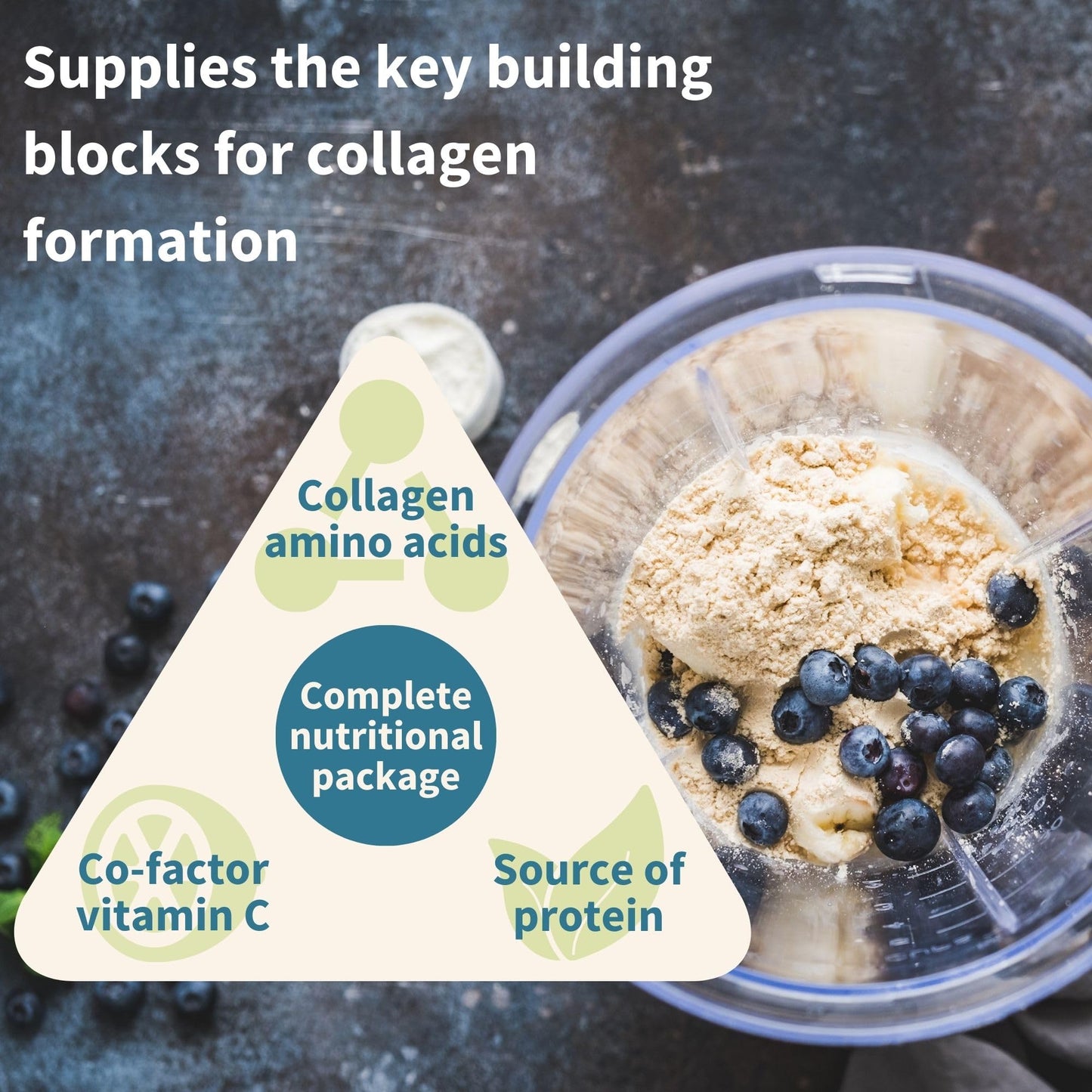 Igennus Healthcare Nutrition Vegan Collagen Peptide Powder 70.4 oz
