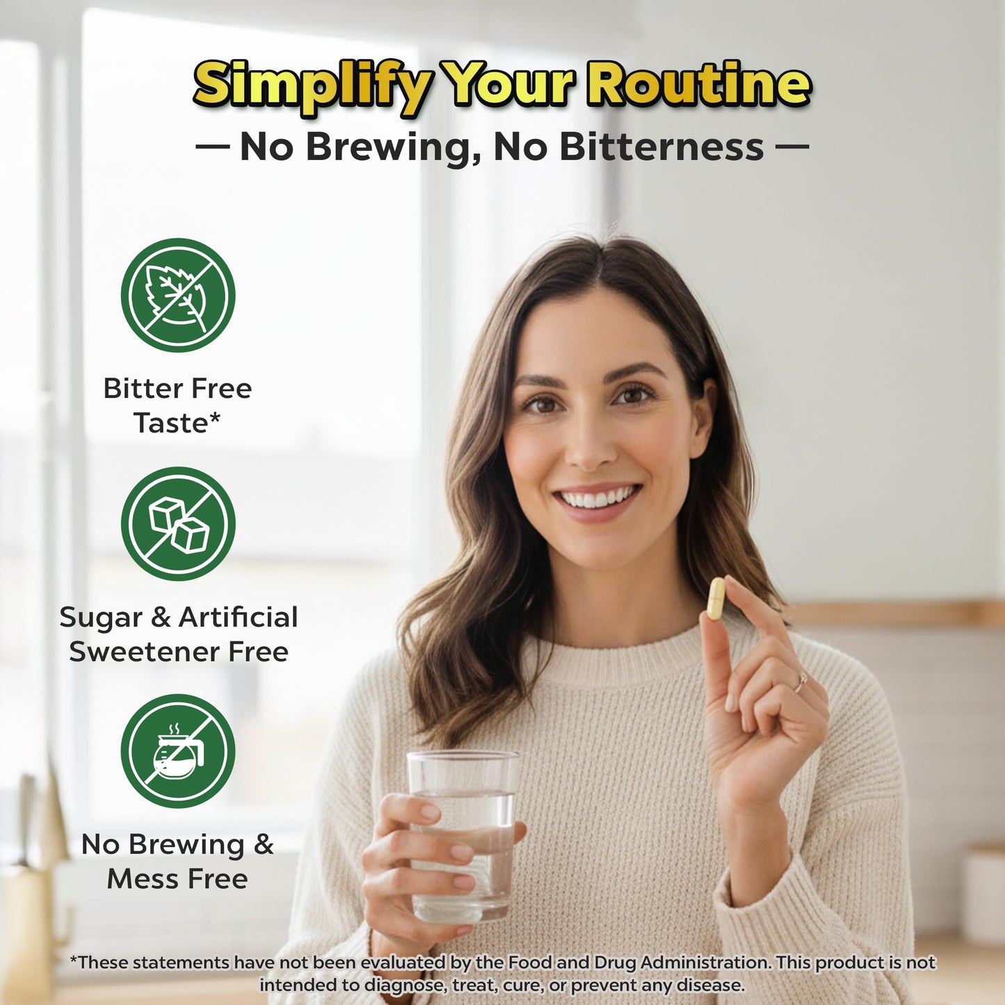 Yerba Mateine Extra Strength Yerba Mate High Potency Capsules, 60mg Caffeine per Capsule, 120 Capsules