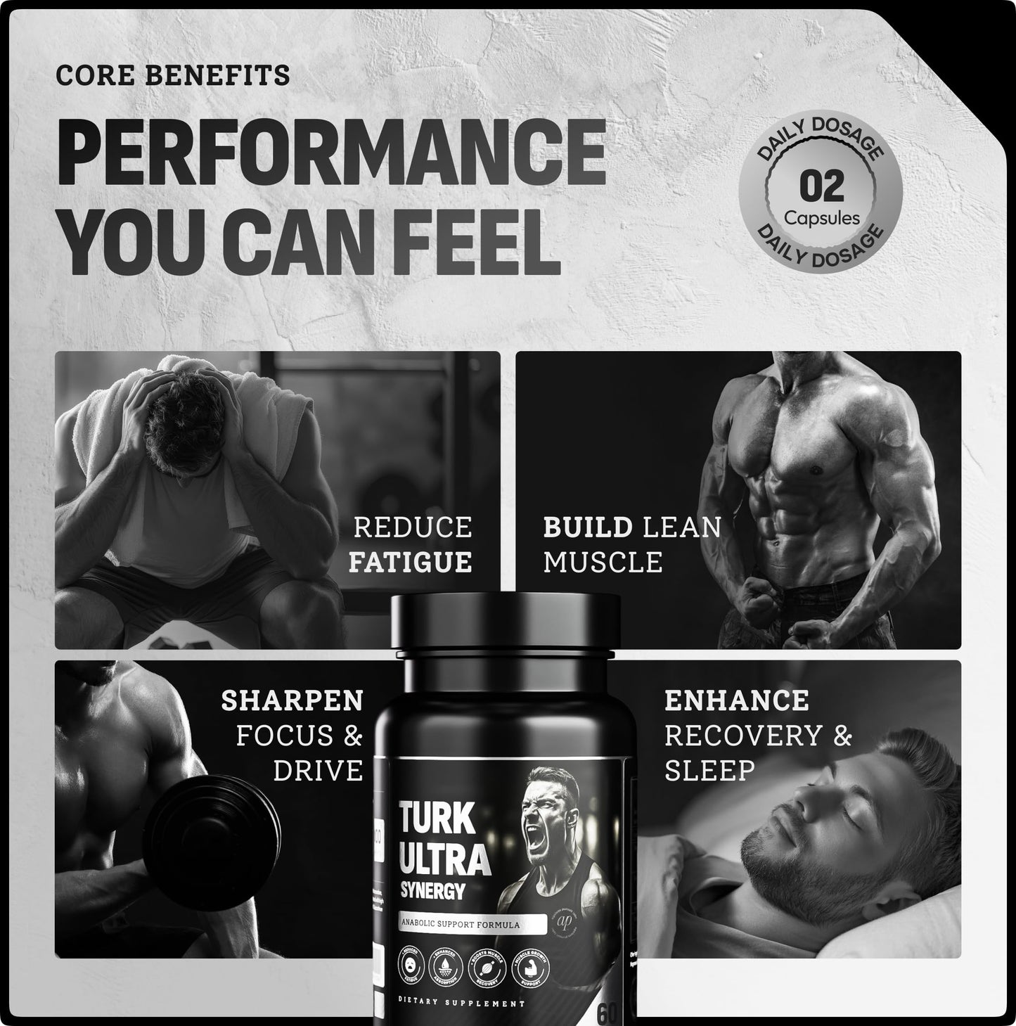 Ageless Pursuit Labs Turkesterone & Tongkat Ali for Men Capsules 60 Count