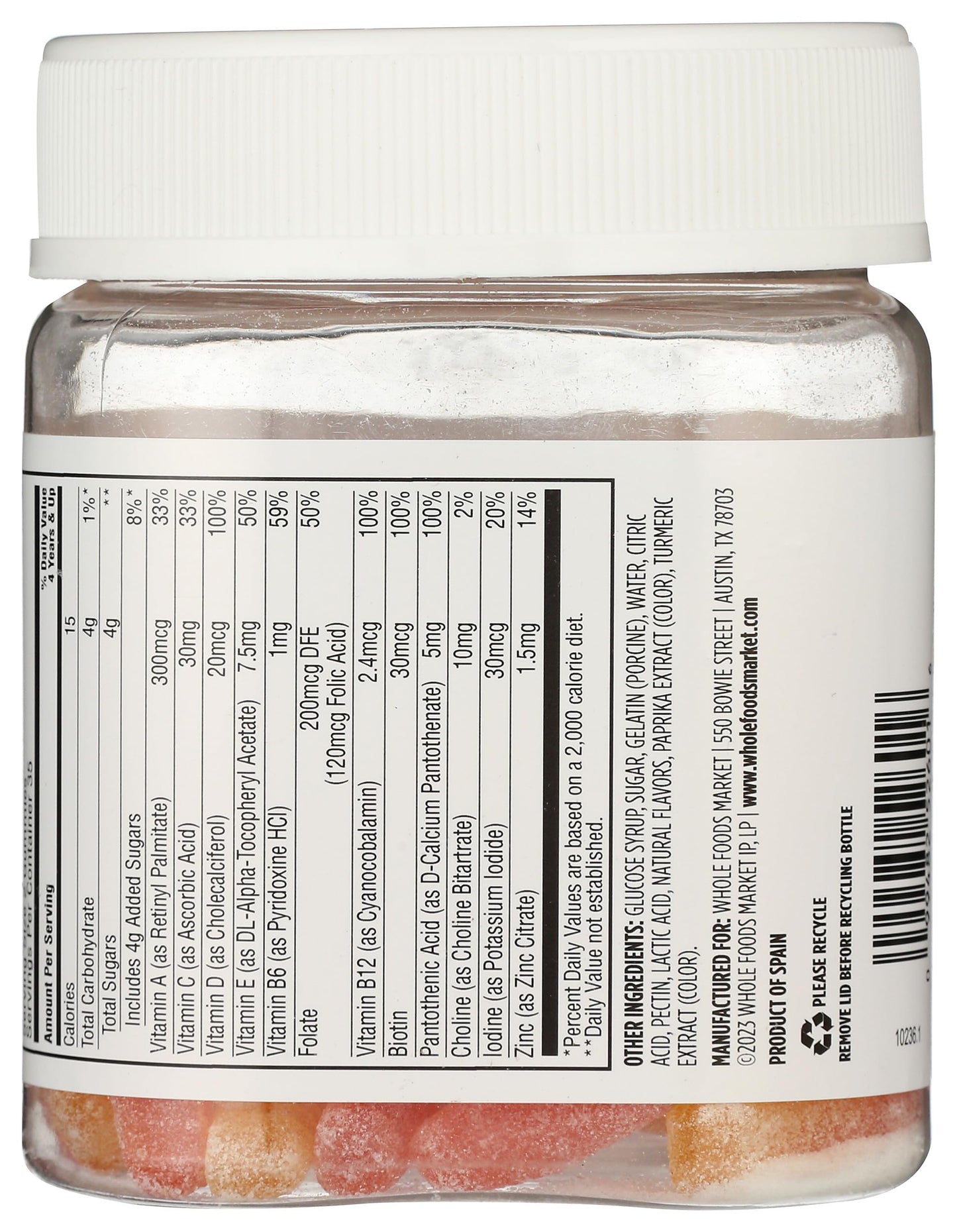 365 by Whole Foods Market Children's Multivitamin Gummies, 70 Count