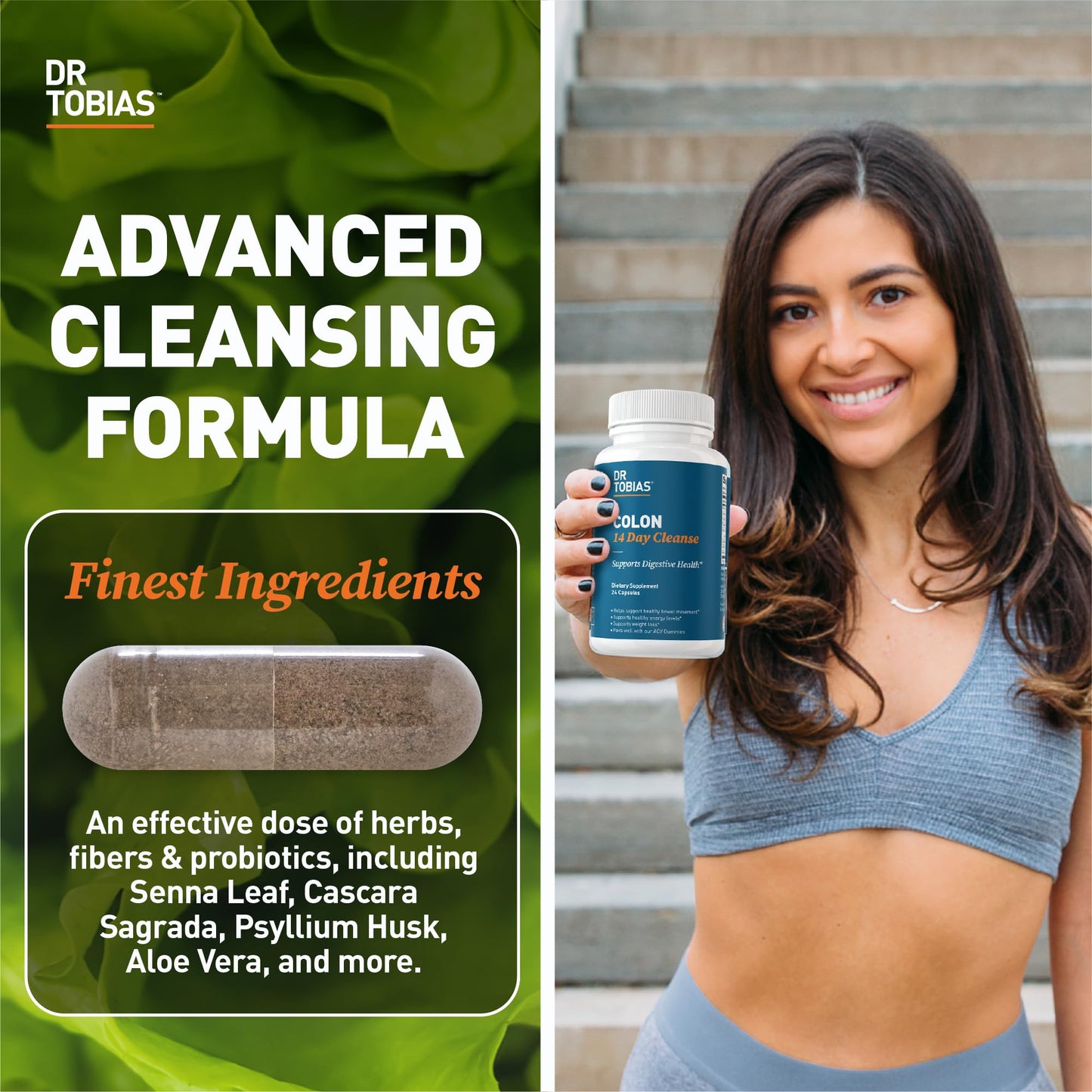 Dr. Tobias Colon Cleanse Capsule, 24 Count