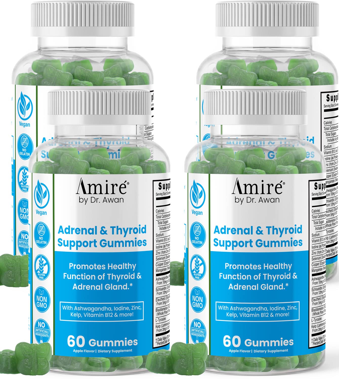 Amire Thyroid Support Gummies, 240 Gummies