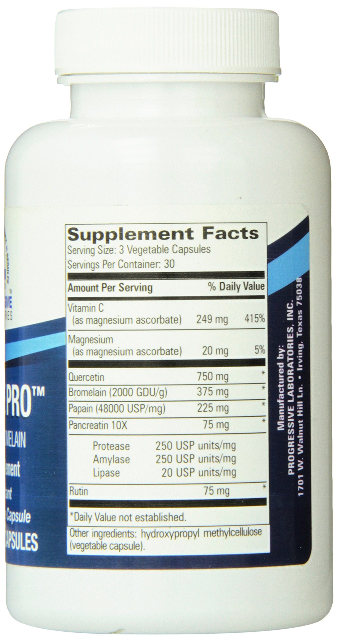 Progressive Laboratories QB-Zyme Pro Supplement 90 Capsules