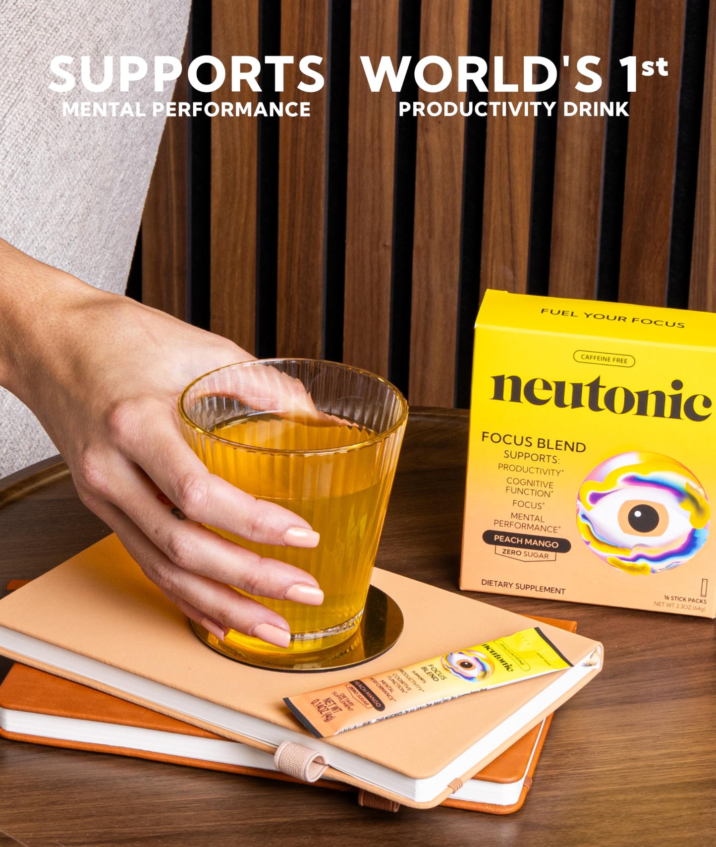 Neutonic Nootropic Focus Blend Powder, 2.3, Box of 16