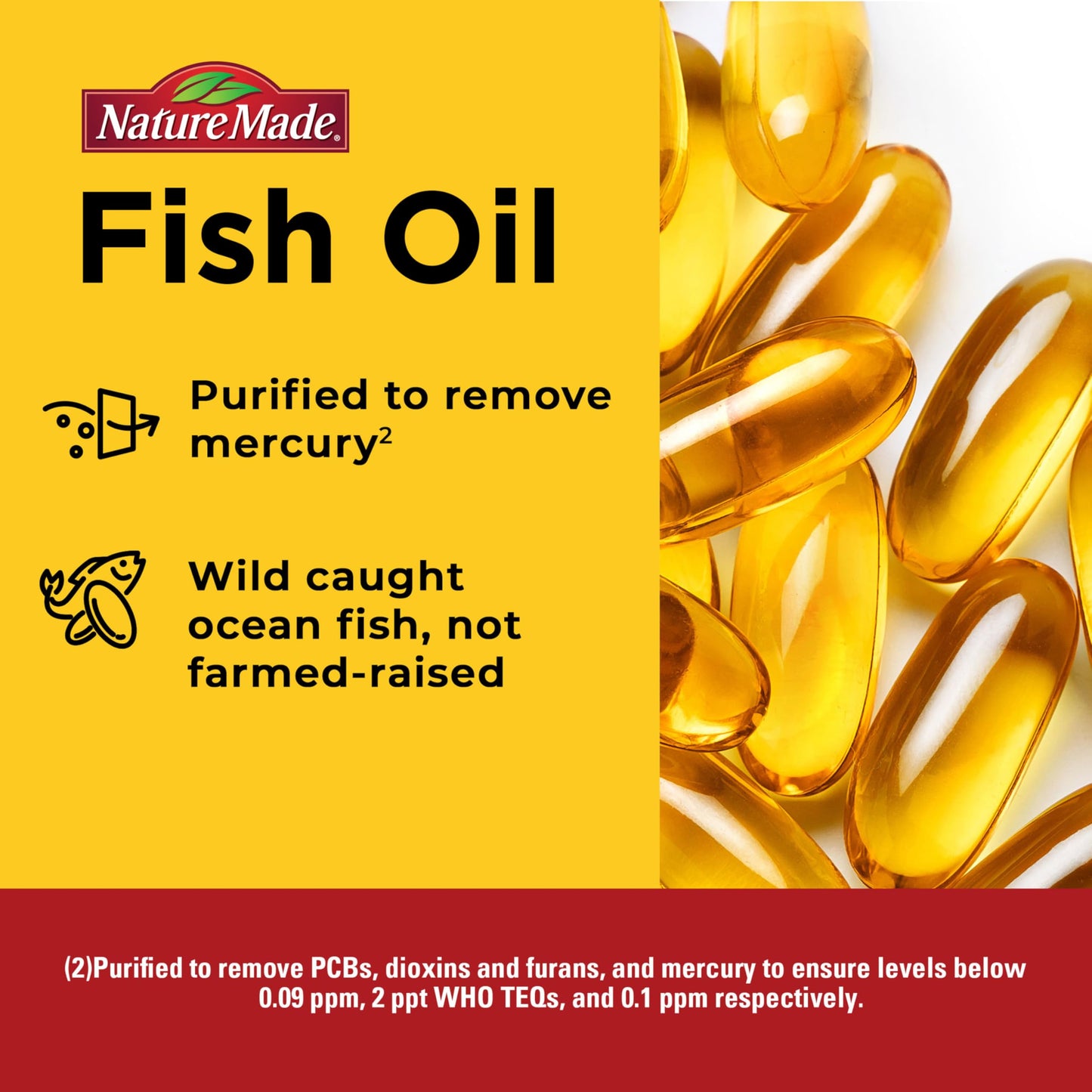 Nature Made Burp Less Ultra Omega 3 Fish Oil 1400mg Softgel, 90 Softgels