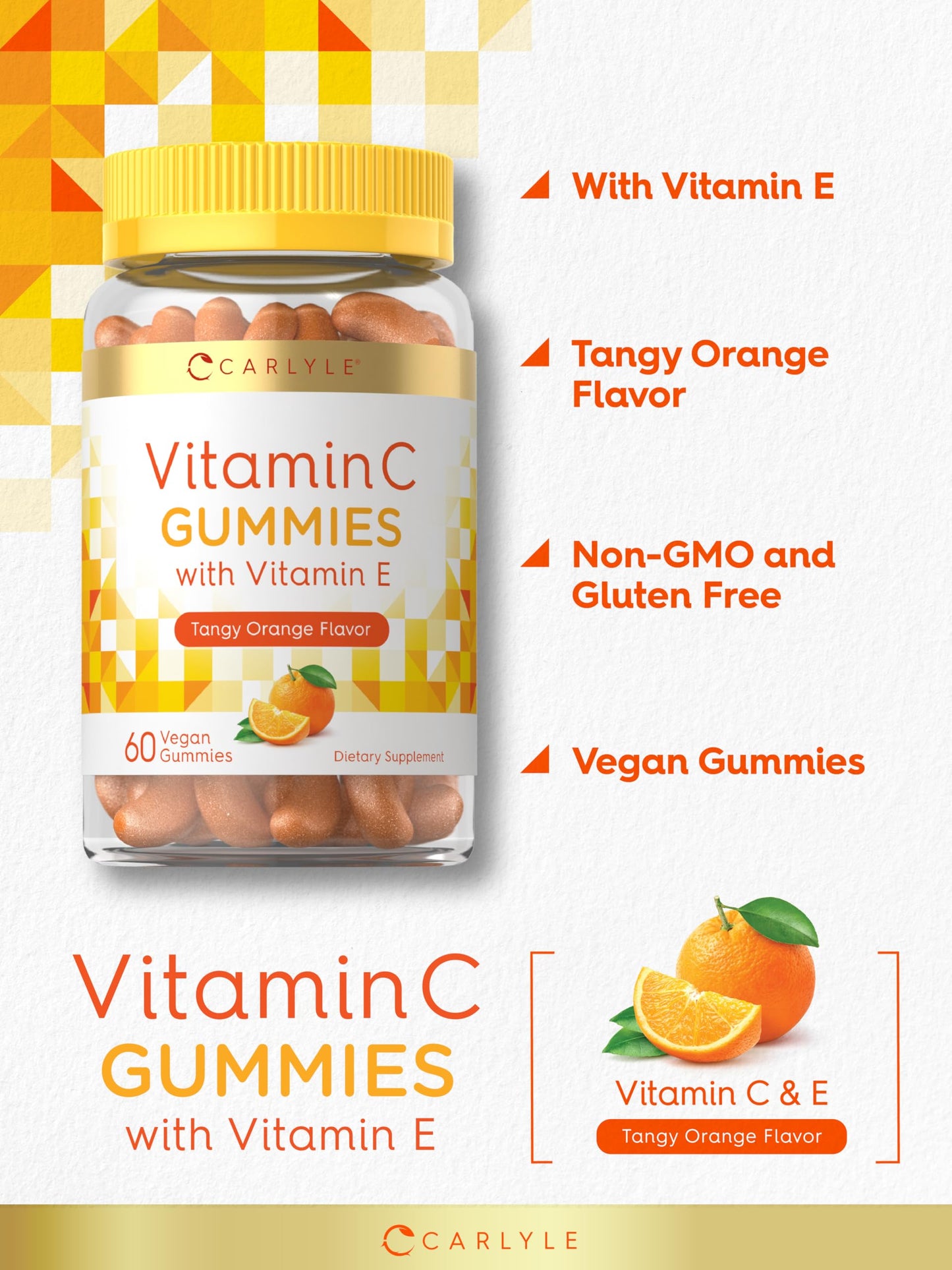 Carlyle Vitamin C Gummies 60 Count