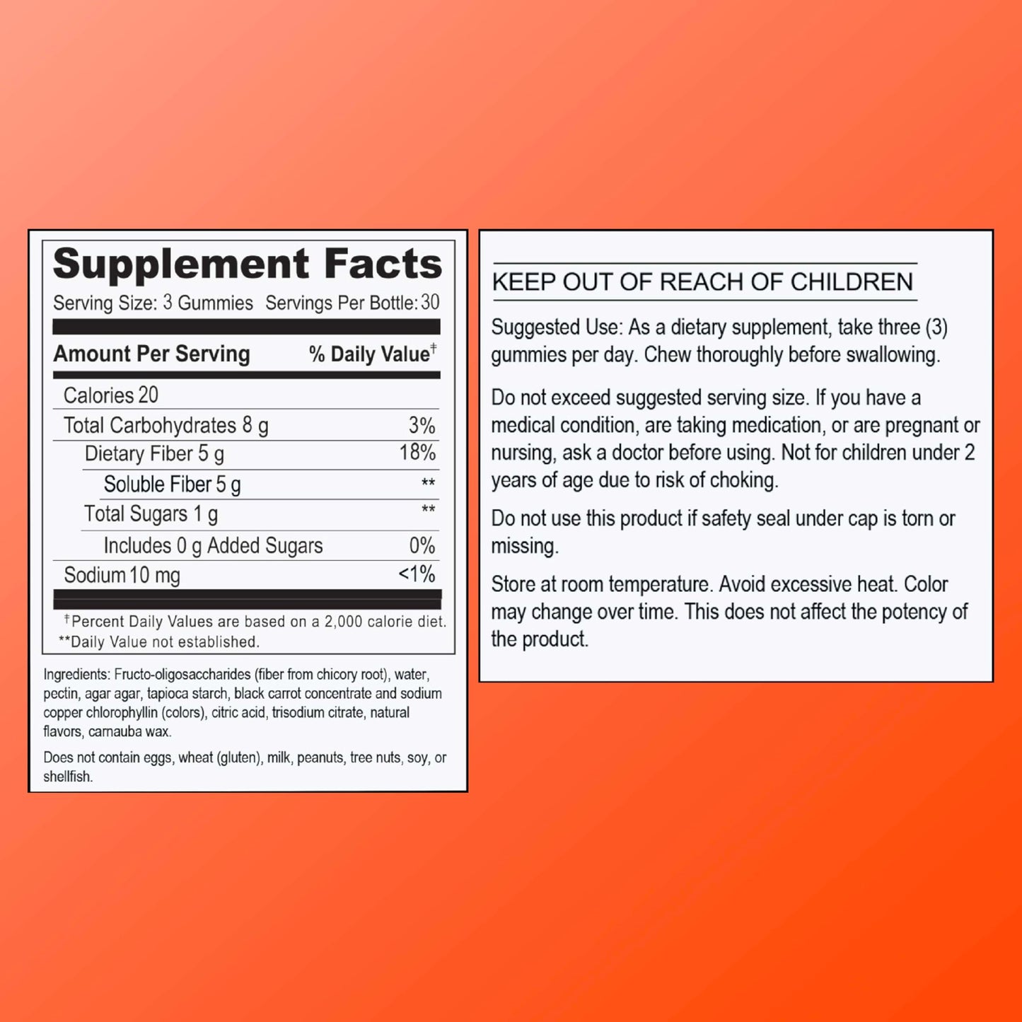 Quality Choice Prebiotic Fiber Gummy Supplement, Berry Flavored, 90 Gummies
