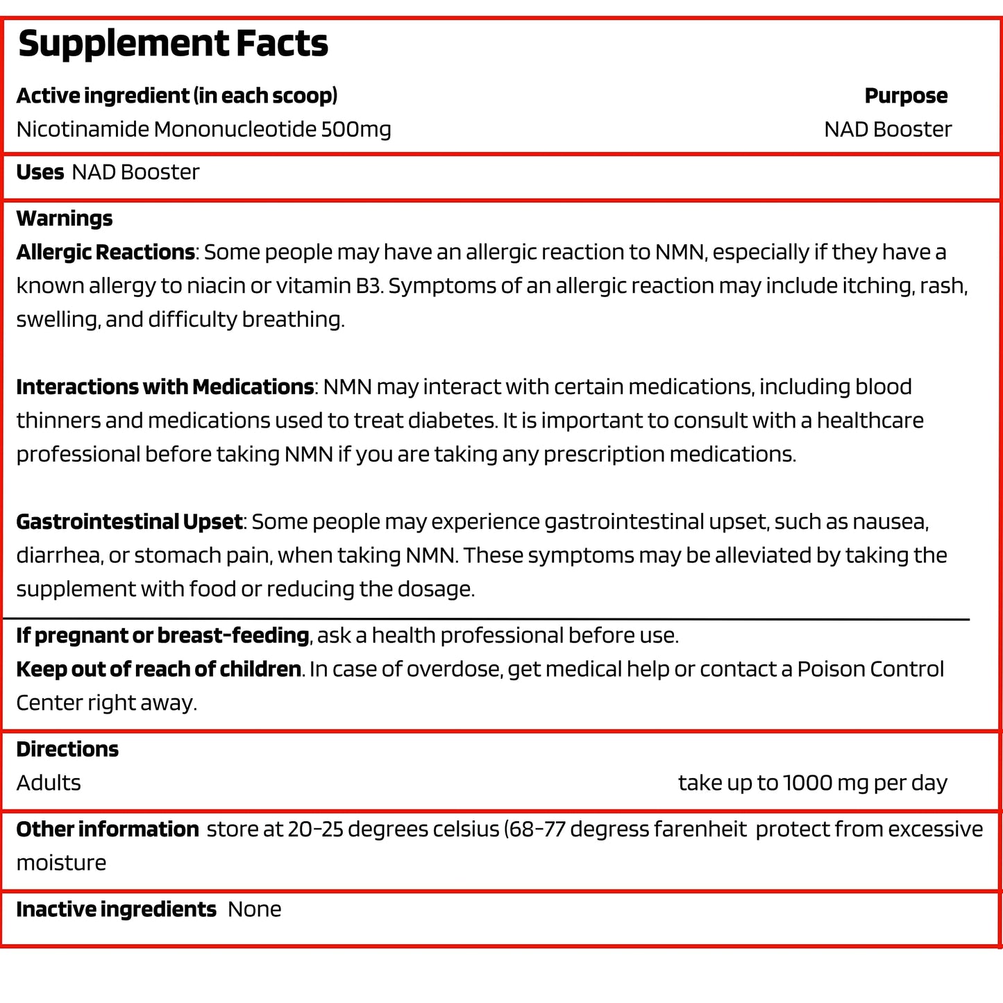 Probase Nutrition Longevity Pure NMN Powder 1.4 Ounce