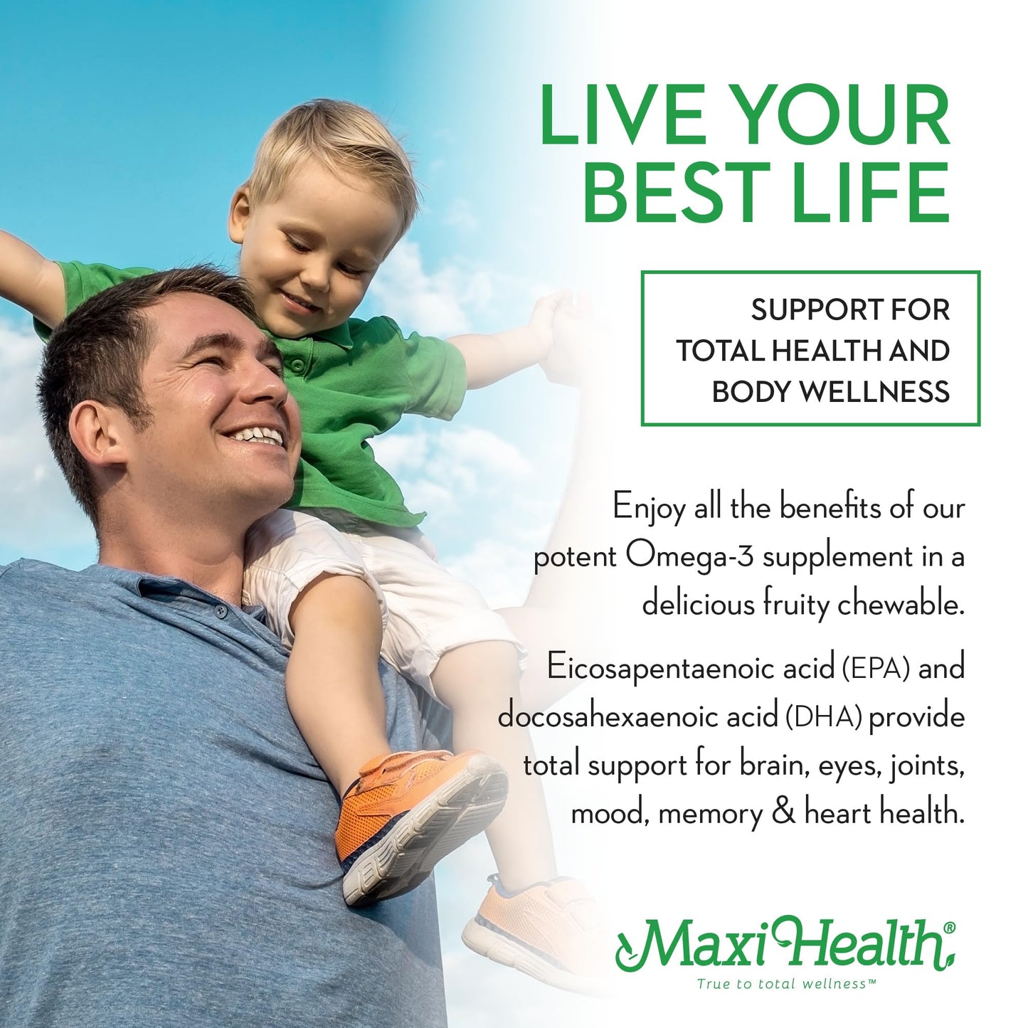 Maxi Health Fish Oil 2000mg Omega-3 Chewable, 100 Count