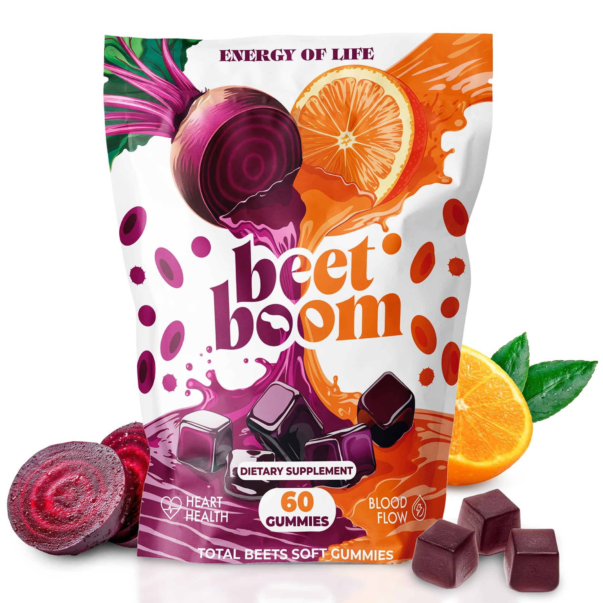 Energy of Life Beet Root Gummies, 60 Gummies
