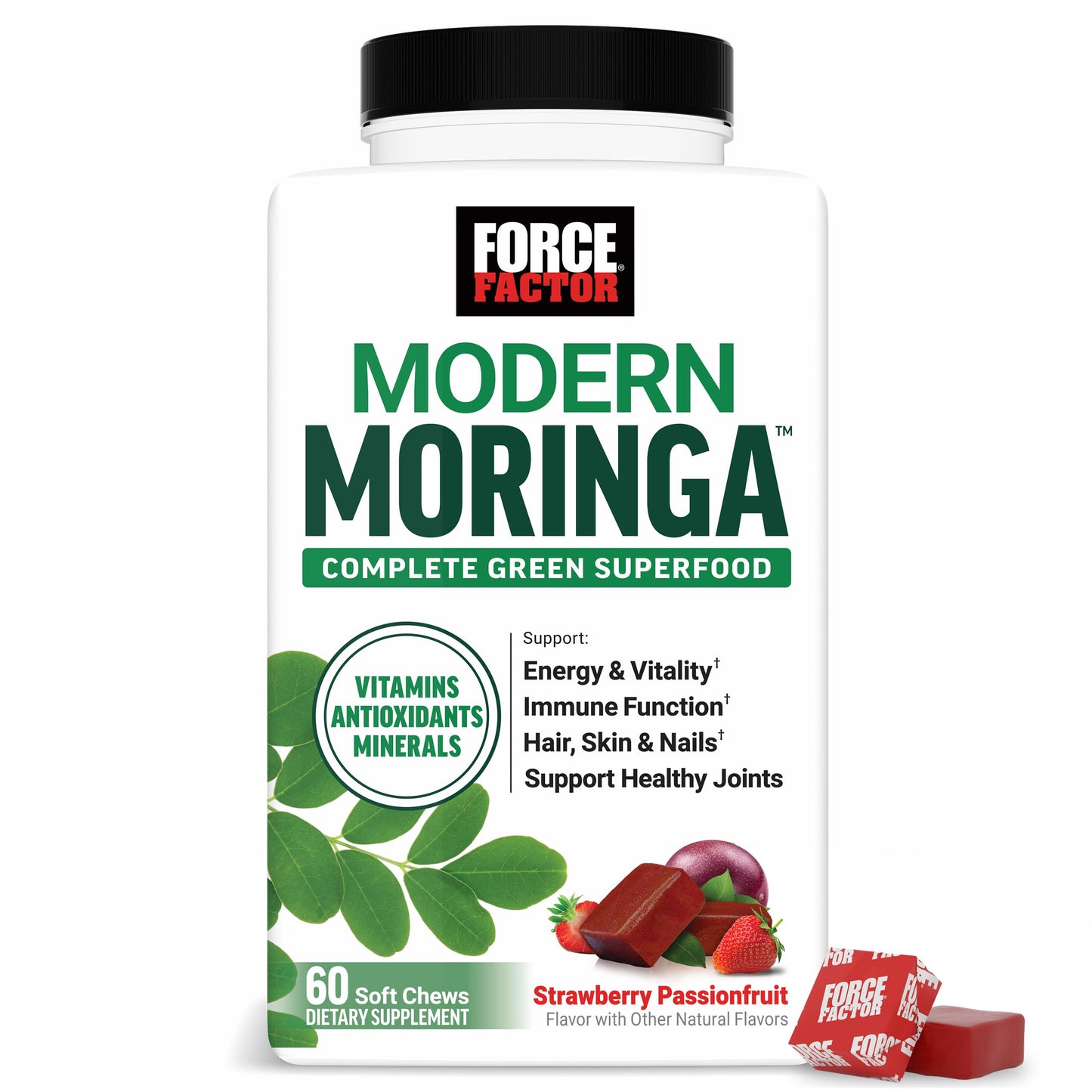 Force Factor Modern Moringa Chewable, 60 Soft Chews
