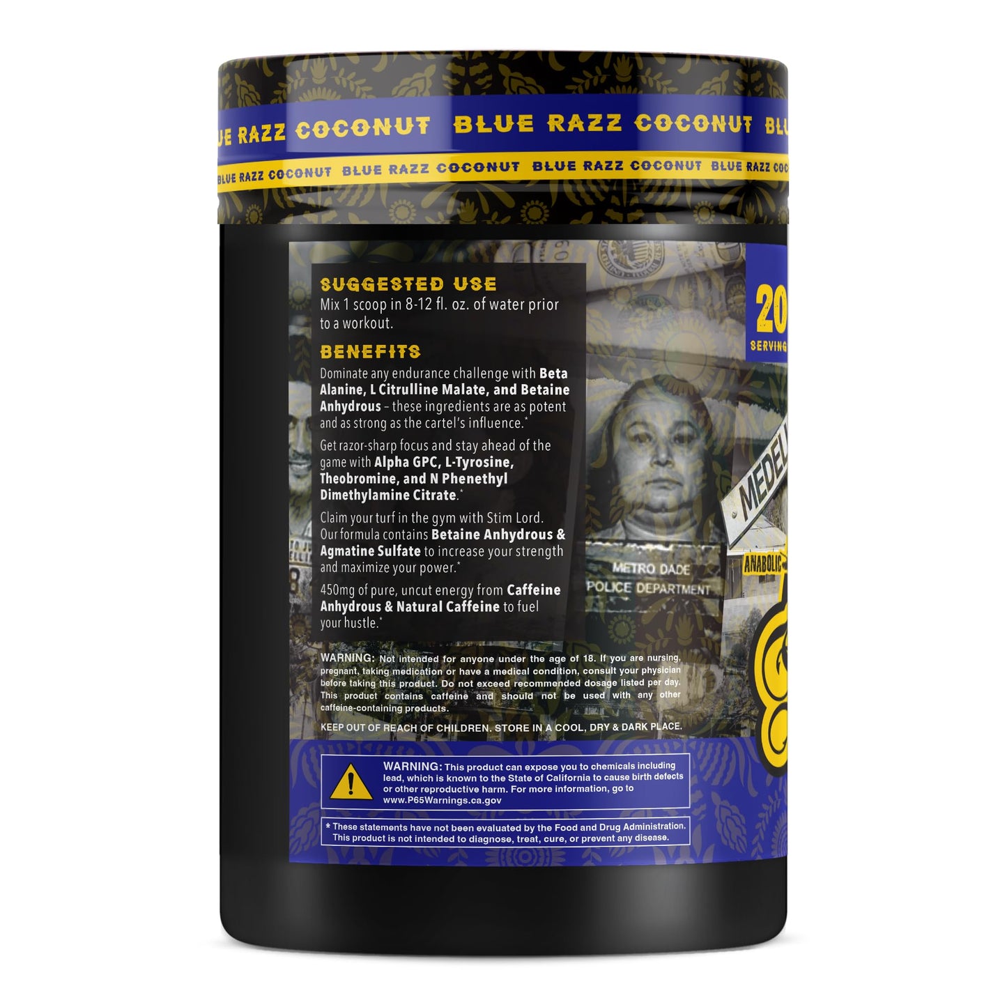 Anabolic Warfare Stim Lord Pre-Workout Powder 15.38 oz