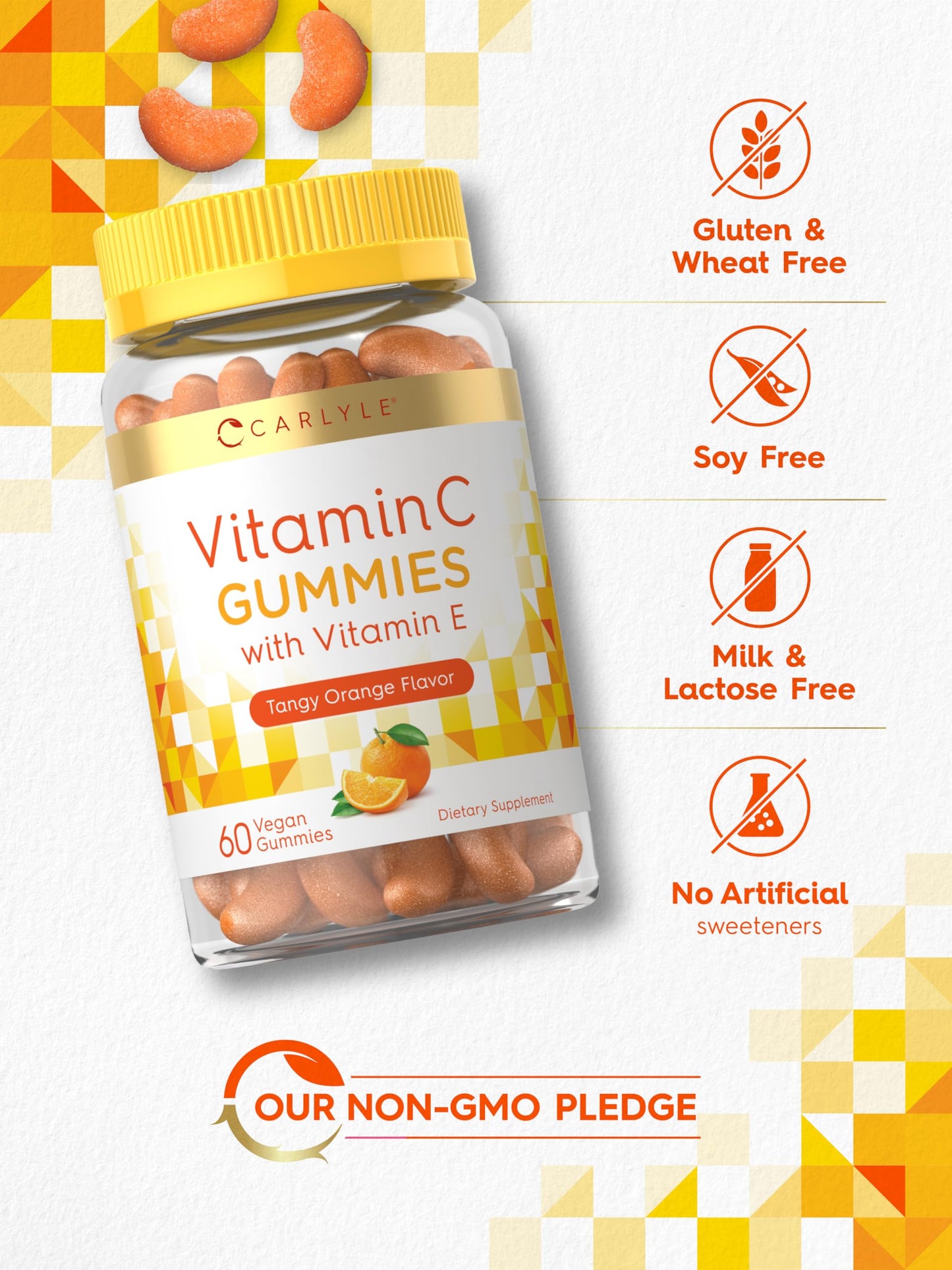 Carlyle Vitamin C Gummies 60 Count
