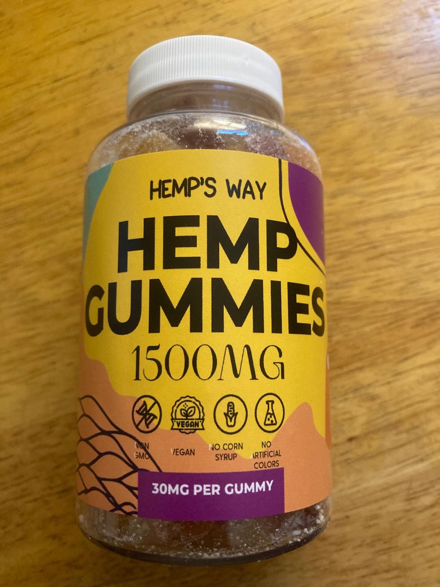 Organic Hemp Gummies 50 Count