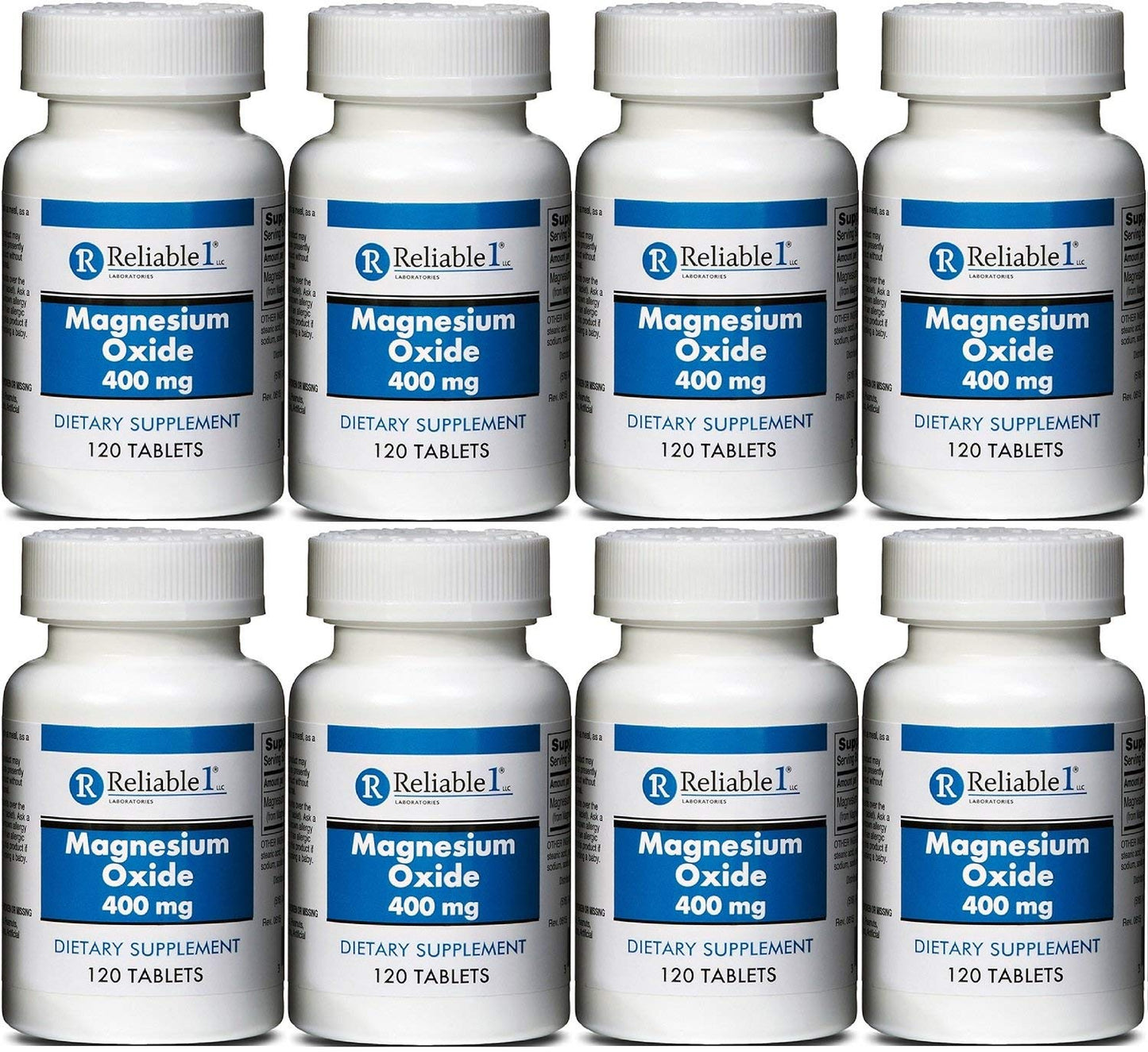 Reliable-1 Laboratories Magnesium Oxide 400 mg Dietary Supplement Tablets 960