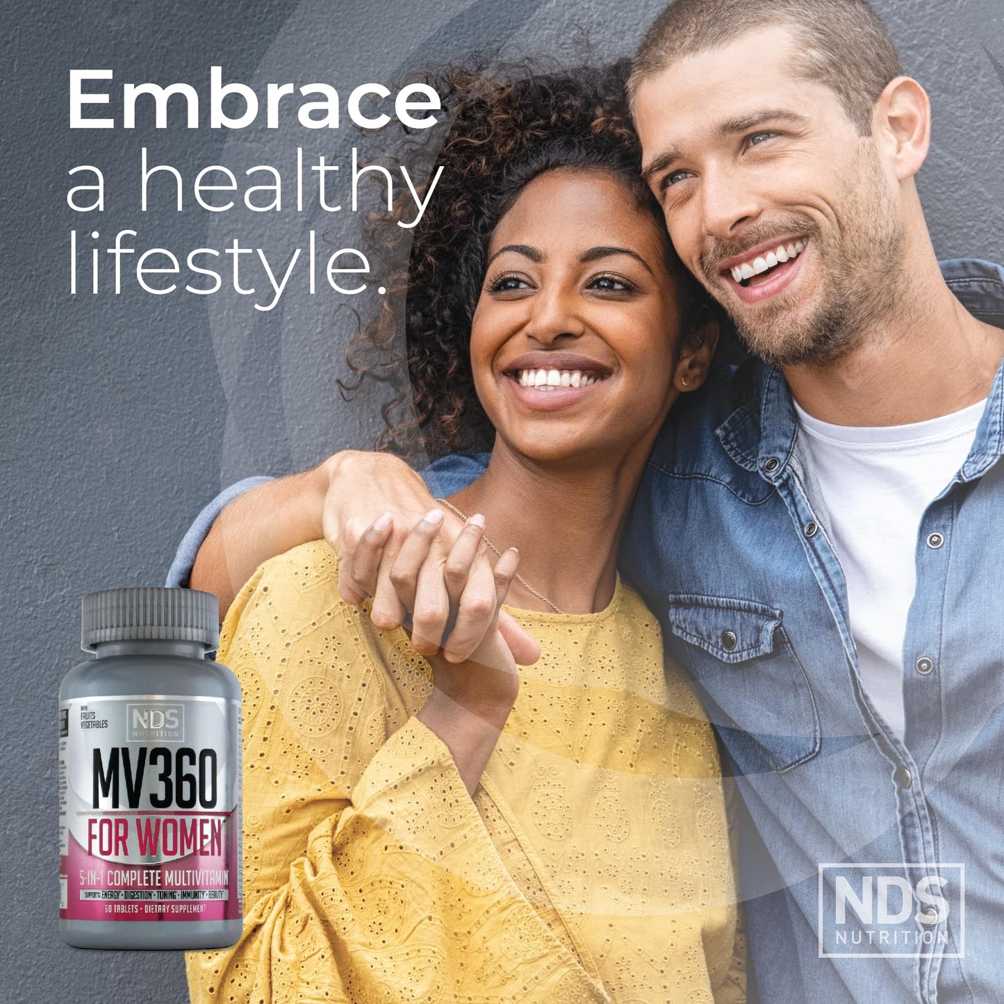 FitLife Brands Women's Nutrition MV360, 5-in-1 Complete Multivitamin with Essential Vitamins for Energy, Digestion, Toning, Immune Support, & Women’s Health & Beauty, 60 Tablets