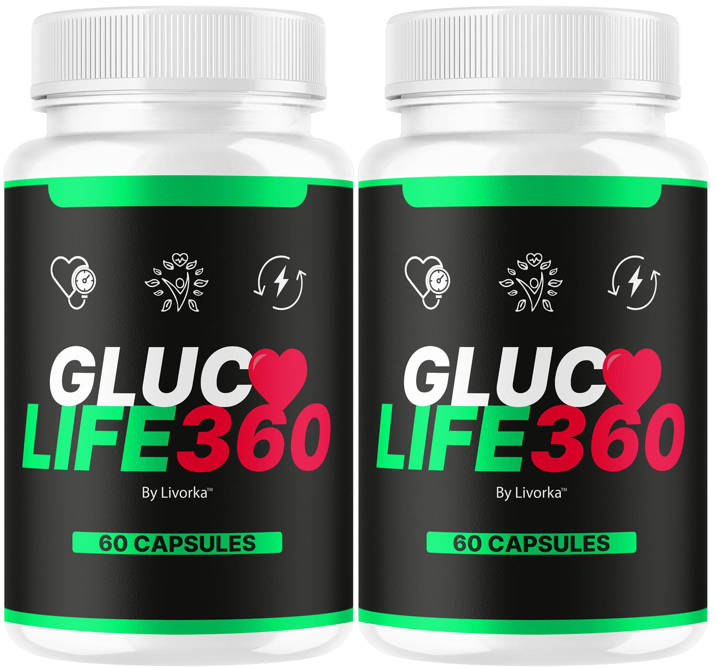 LIVORKA GlucoLife 360 Capsules, 120 Count