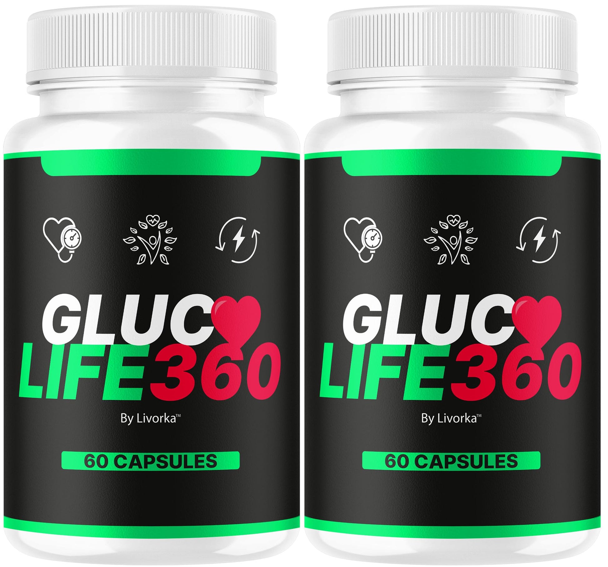 LIVORKA GlucoLife 360 Capsules, 120 Count
